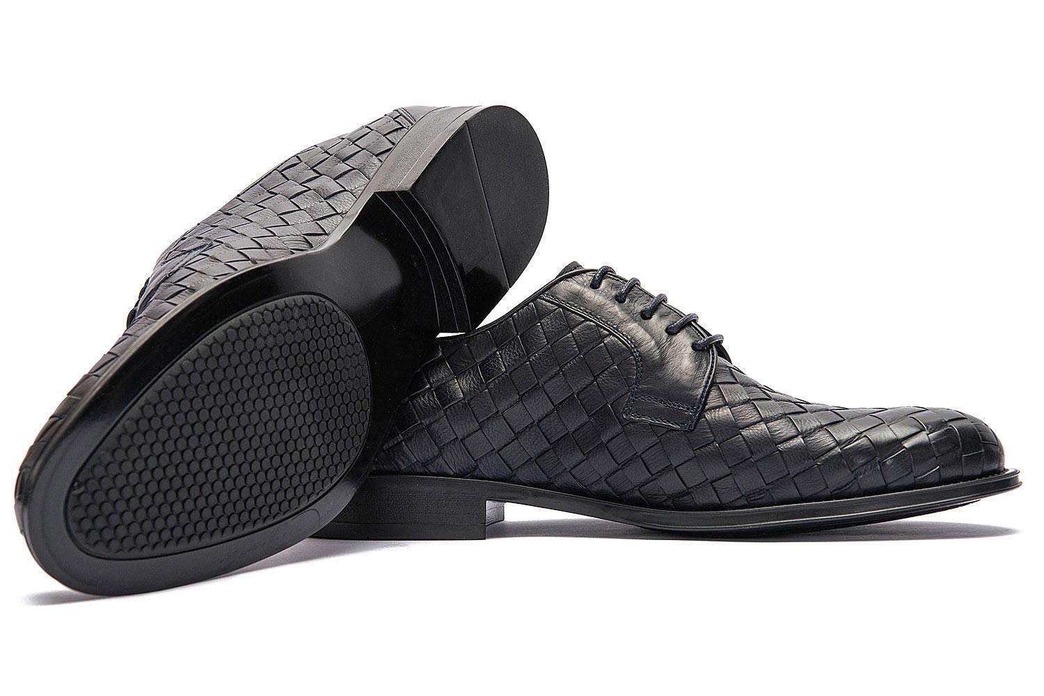 Pantofi bleumarin piele naturala