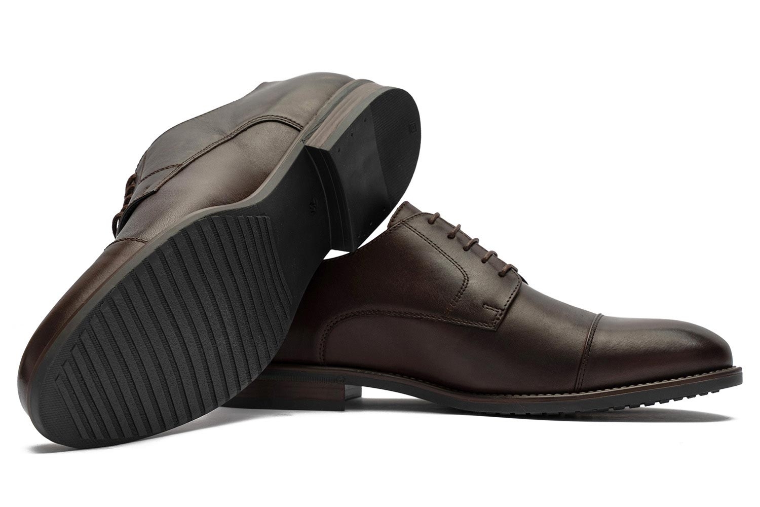 Pantofi maro piele naturala