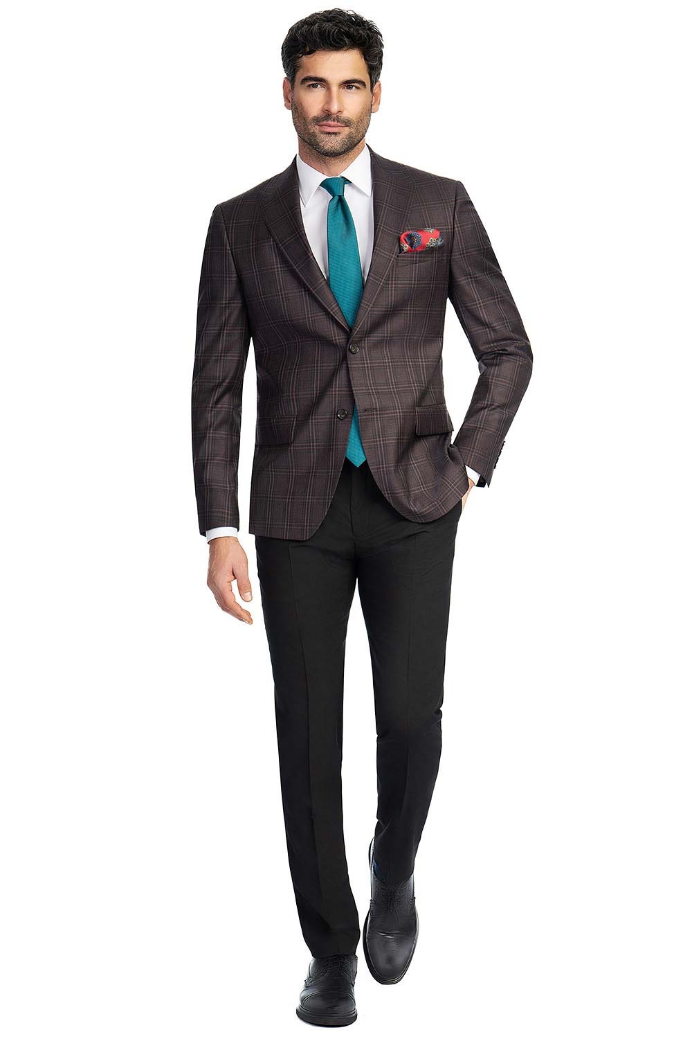 Pantaloni slim conti negri uni