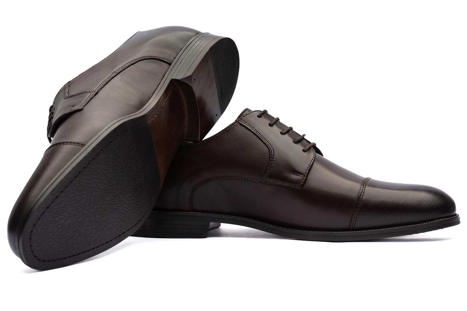 Pantofi maro piele naturala