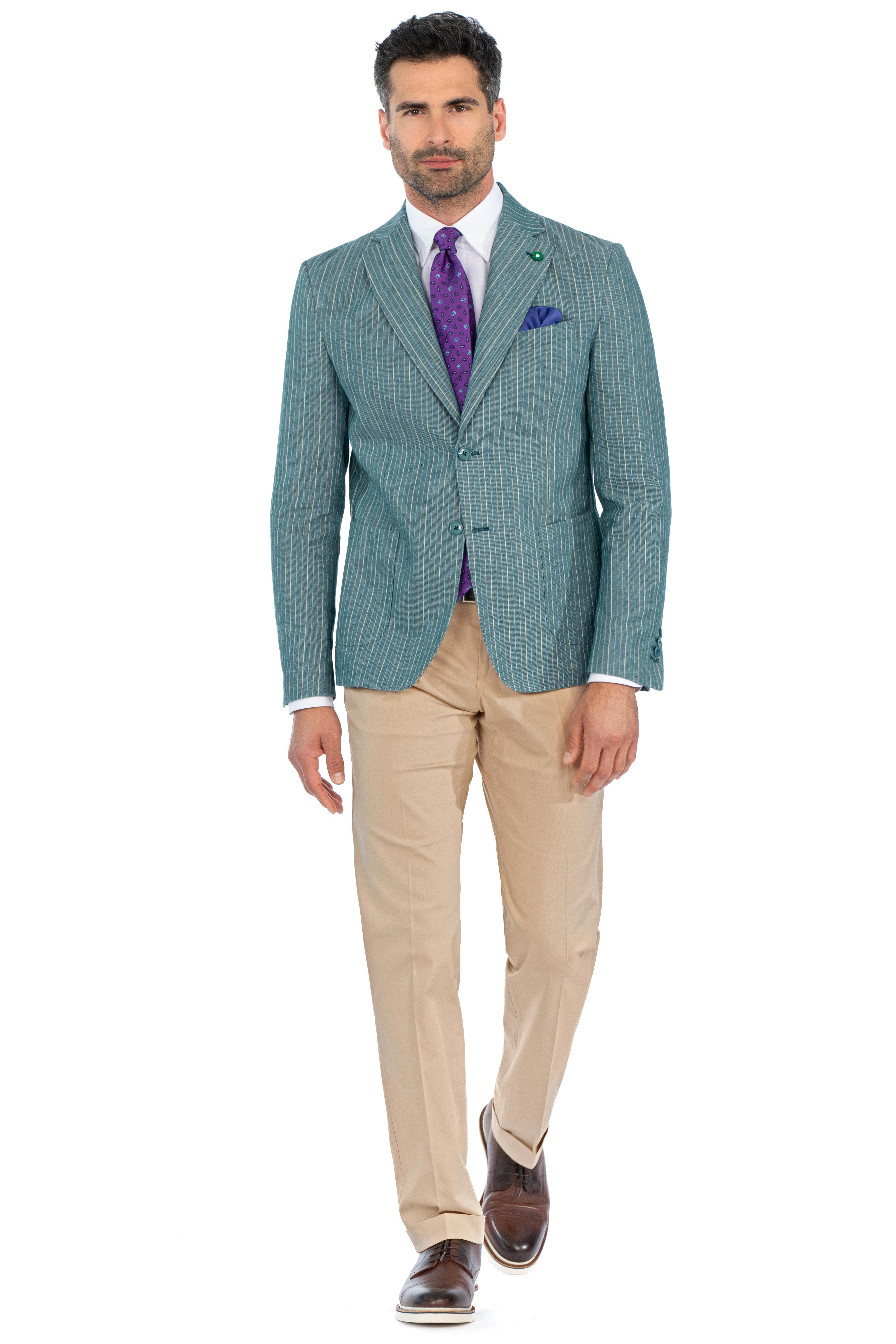 Pantaloni slim bej uni