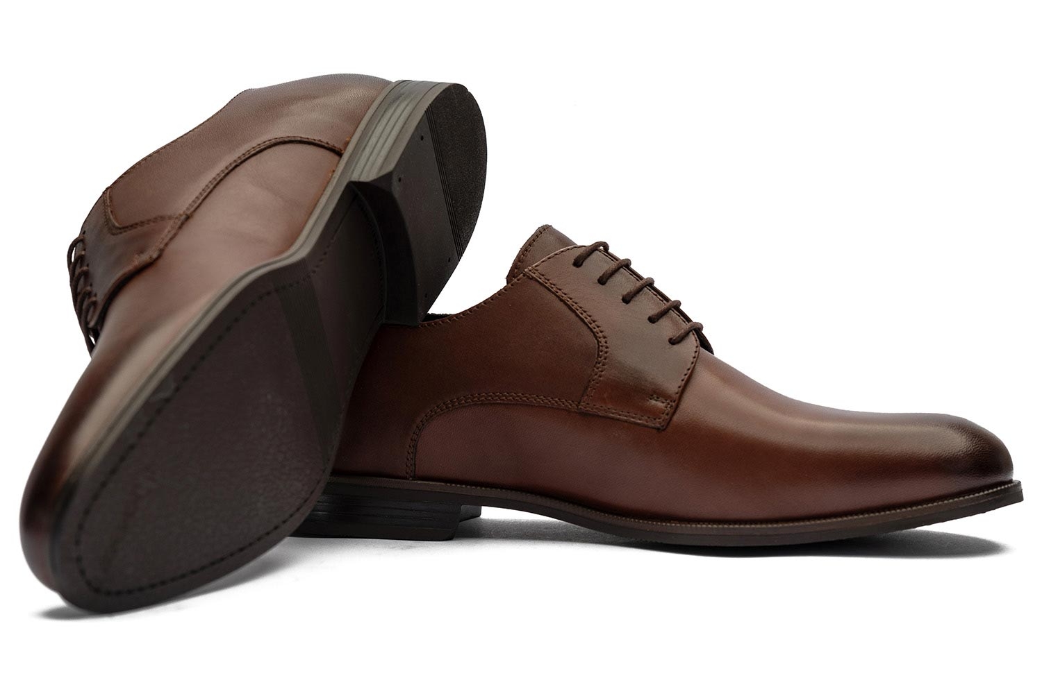 Pantofi maro piele naturala