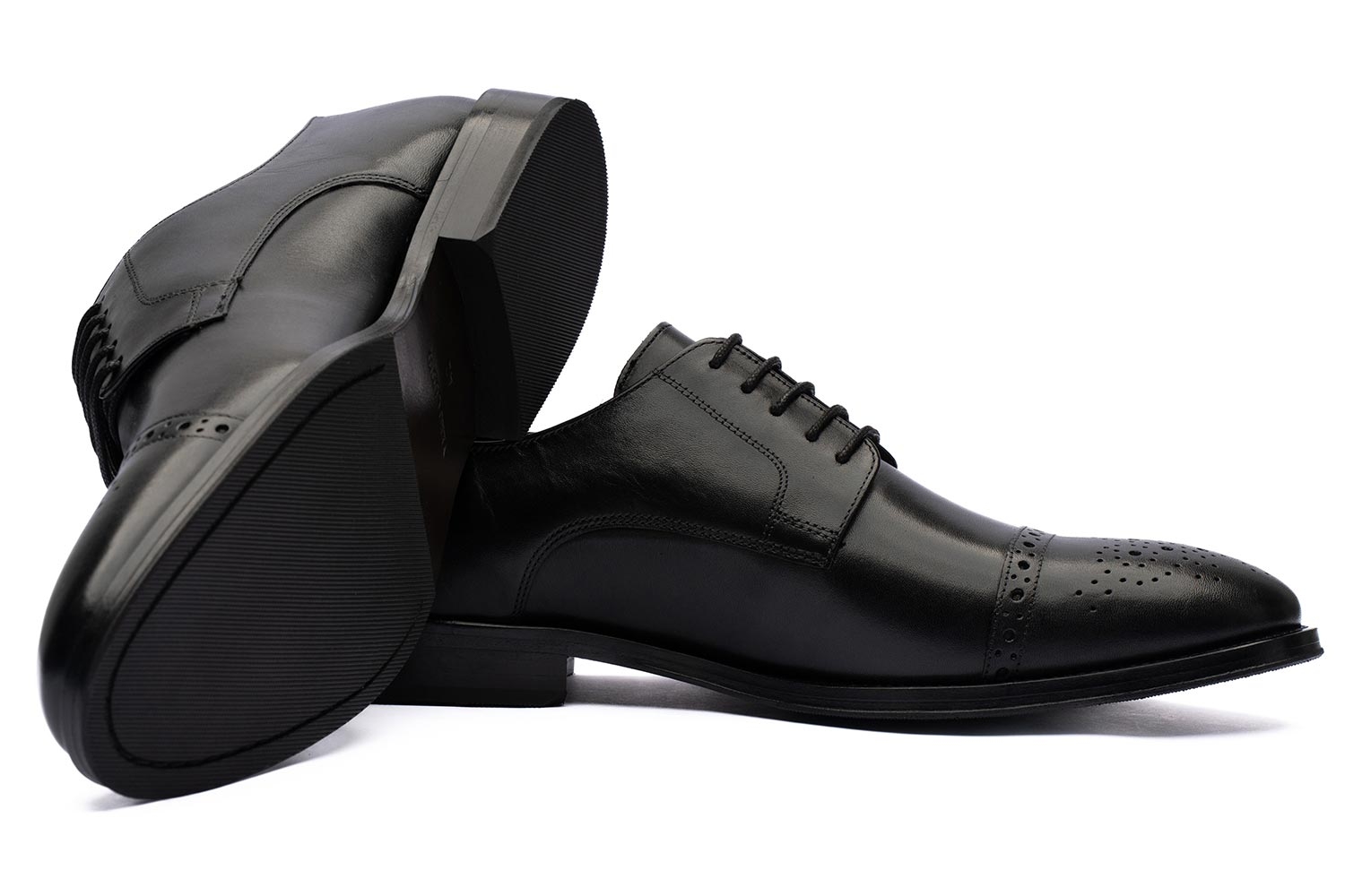 Pantofi negri piele naturala