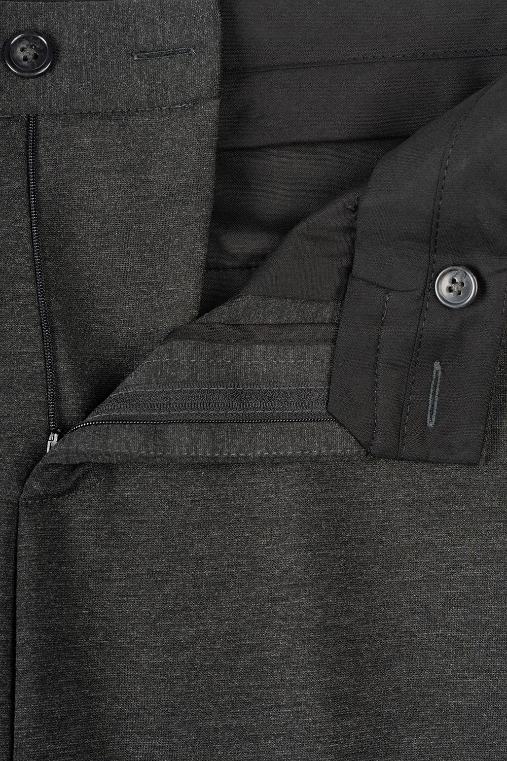 Pantaloni slim gri uni