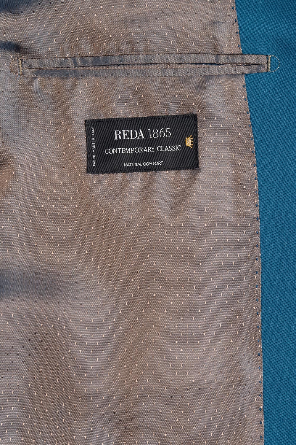 Costum slim conti albastru uni