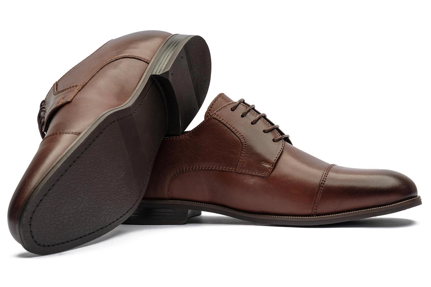 Pantofi maro piele naturala