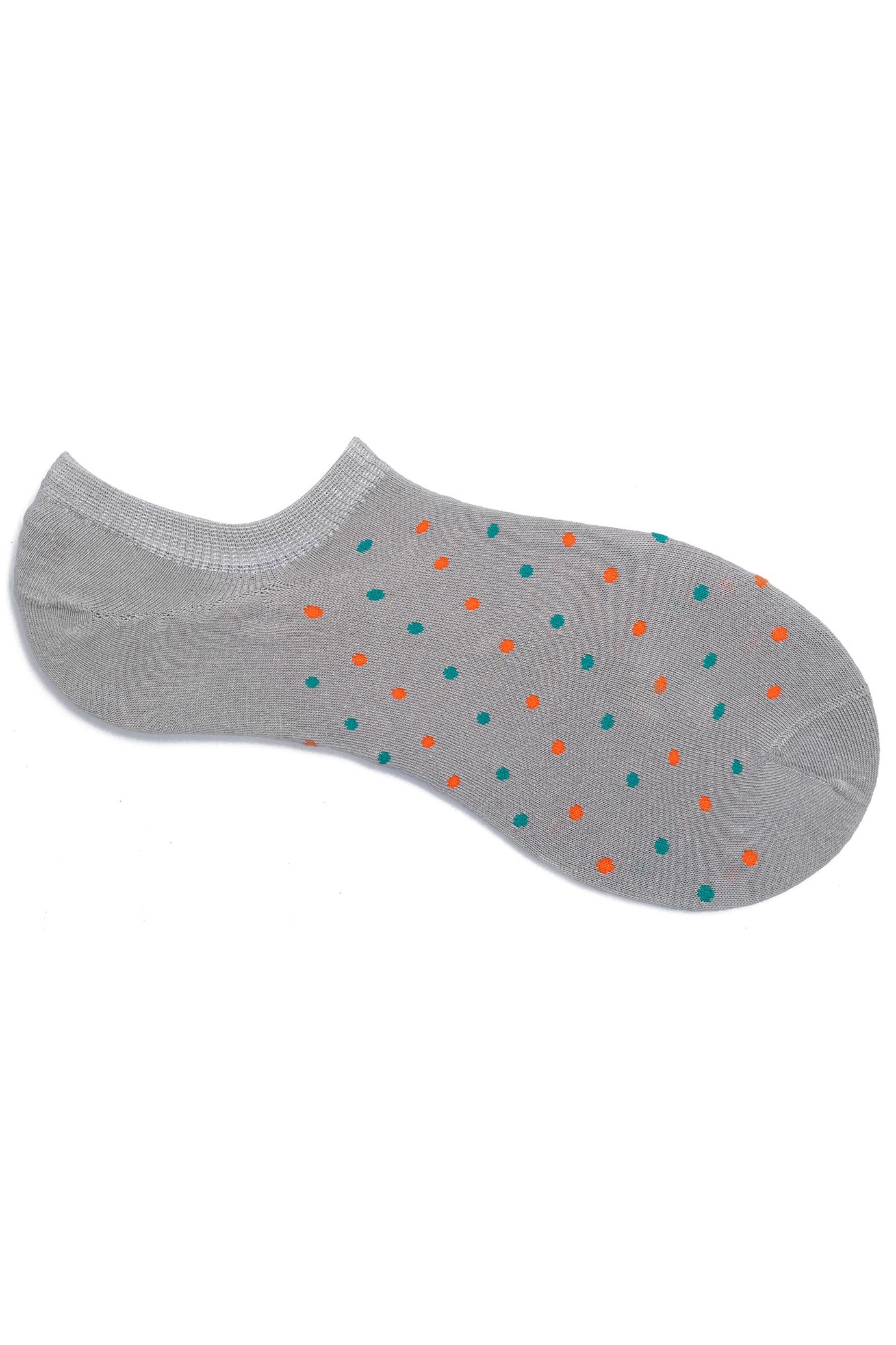 Sosete gri print geometric pentru sneakers