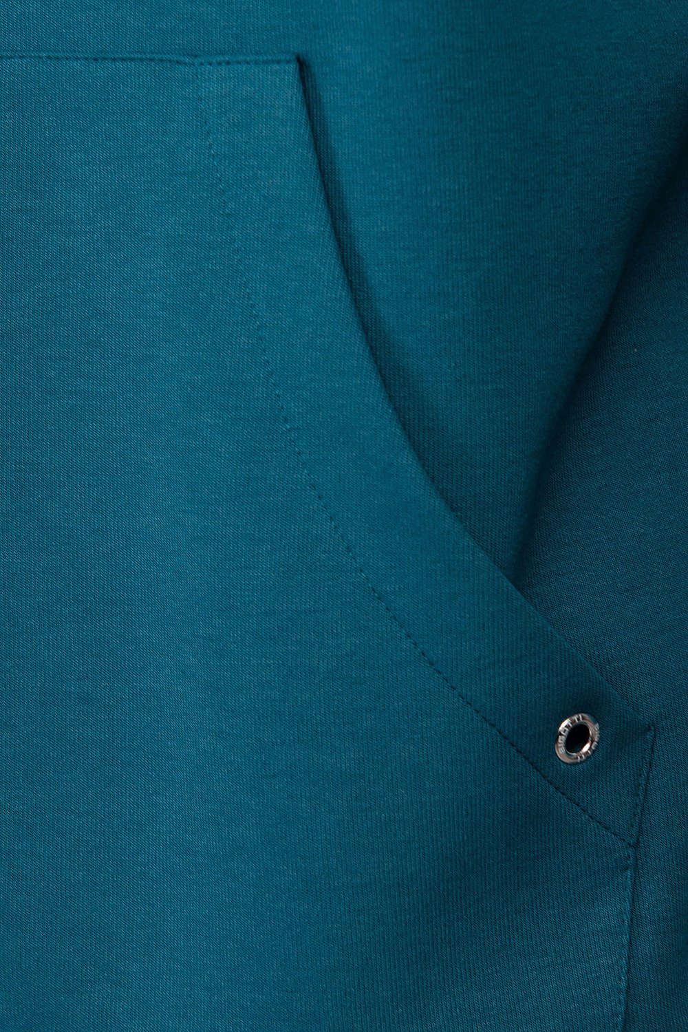 Hanorac slim albastru cu gluga