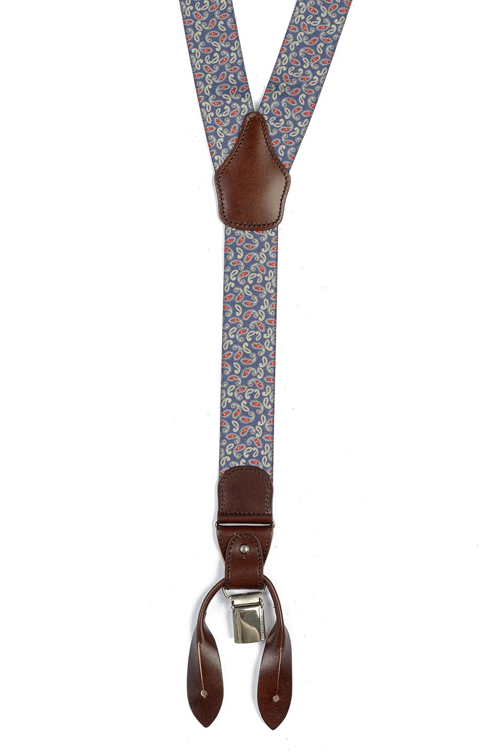 Bretele grena print floral