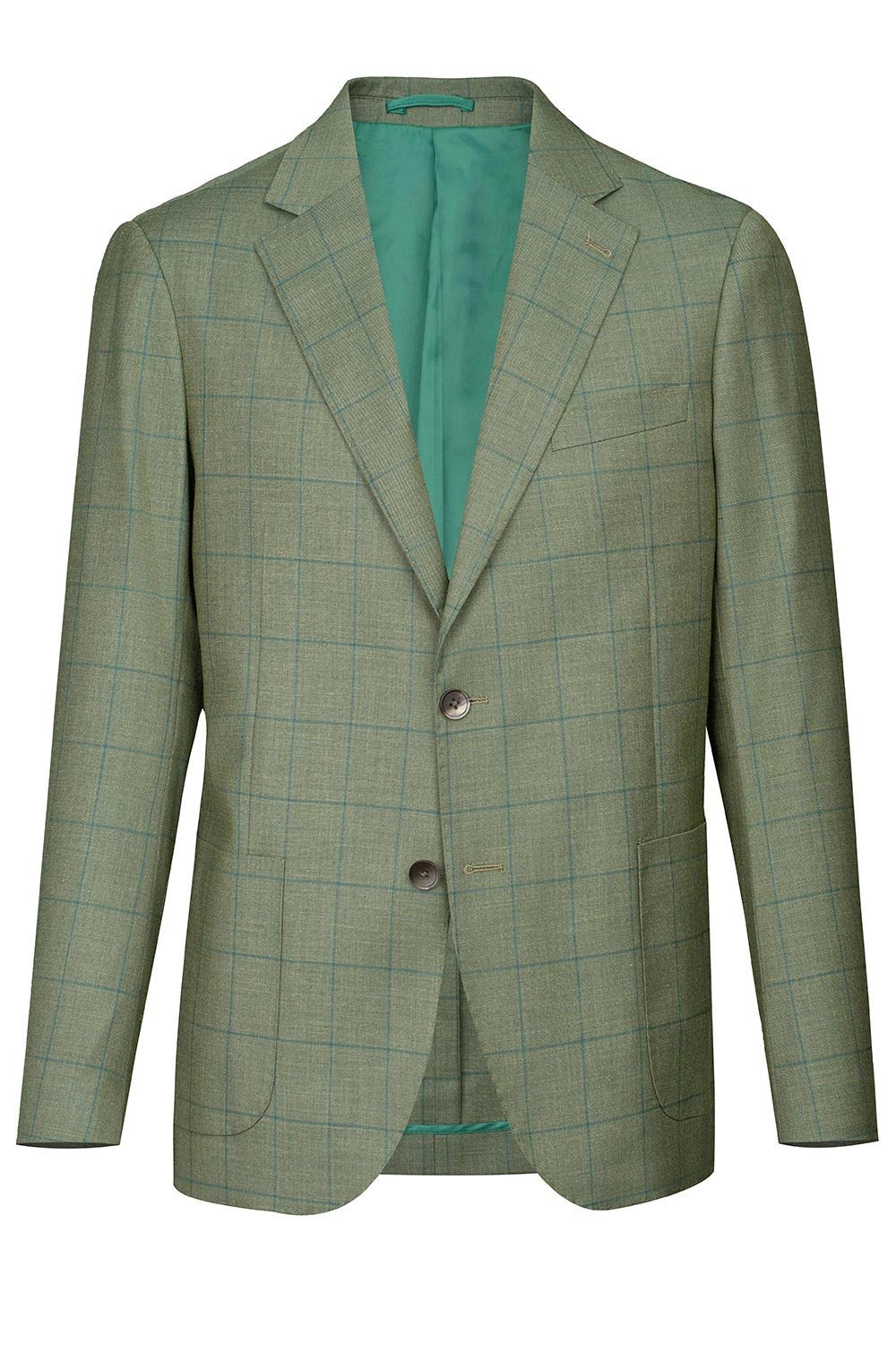 Sacou verde in carouri