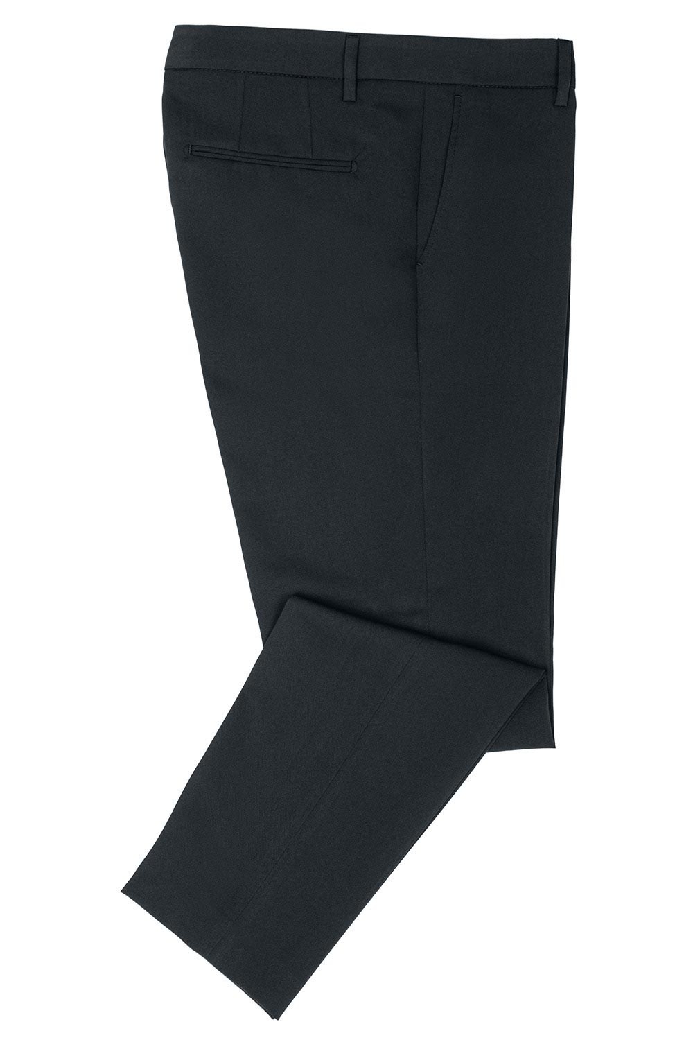 Pantaloni slim bleumarin uni