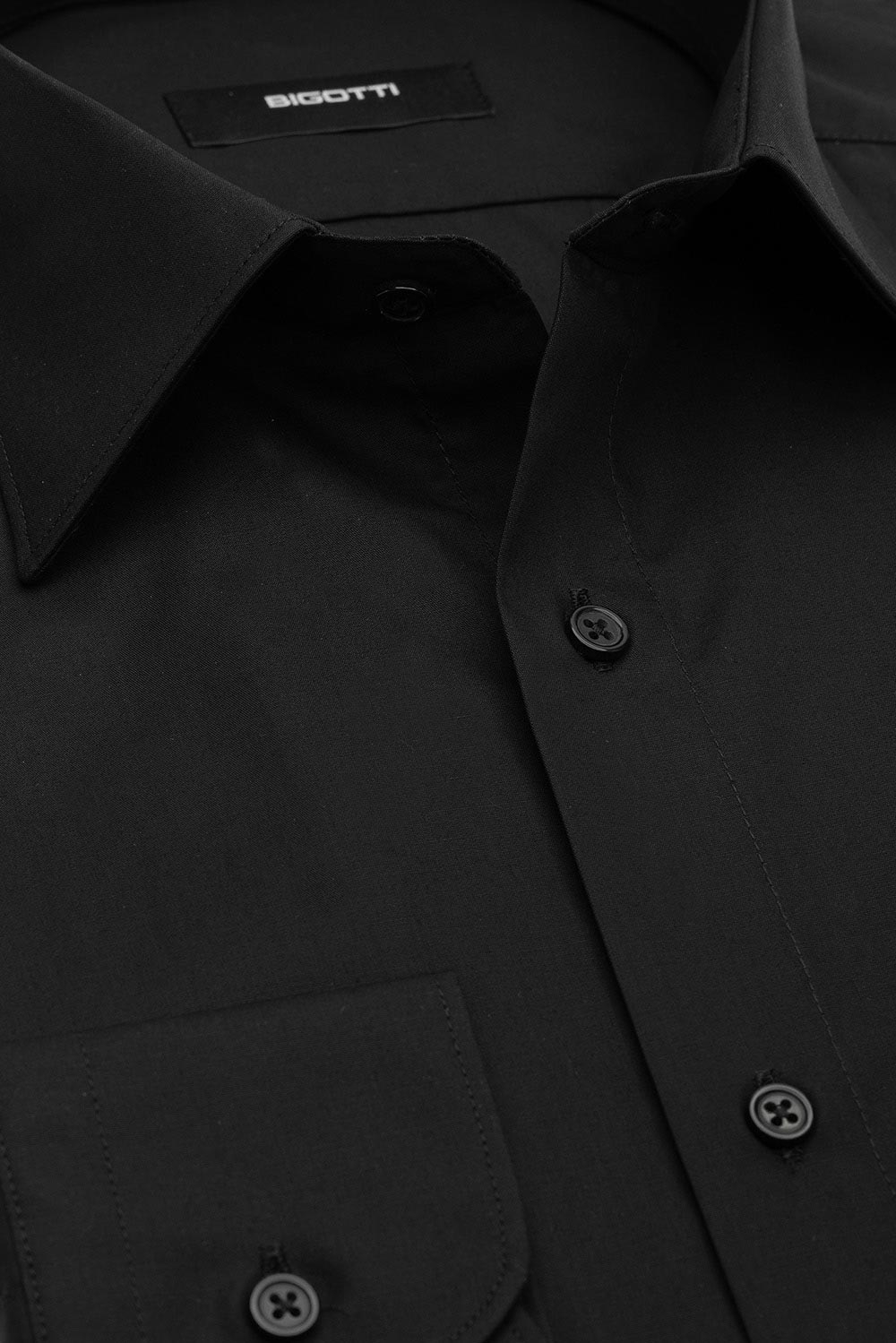 Camasa superslim neagra uni