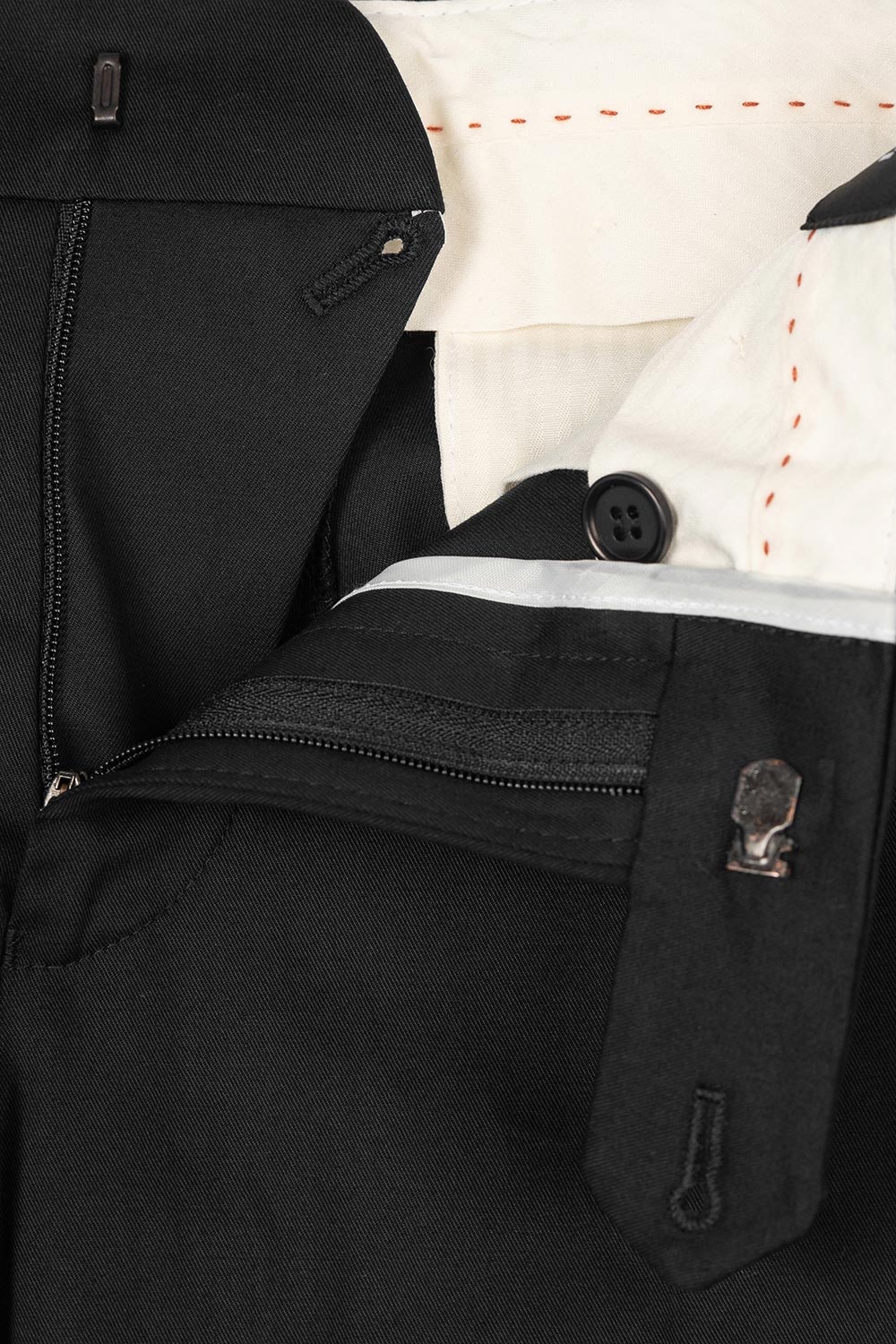 Pantaloni slim negri uni