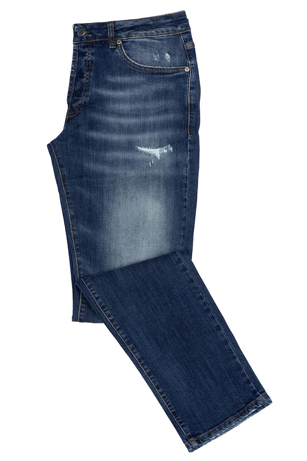 Blugi regular albastri