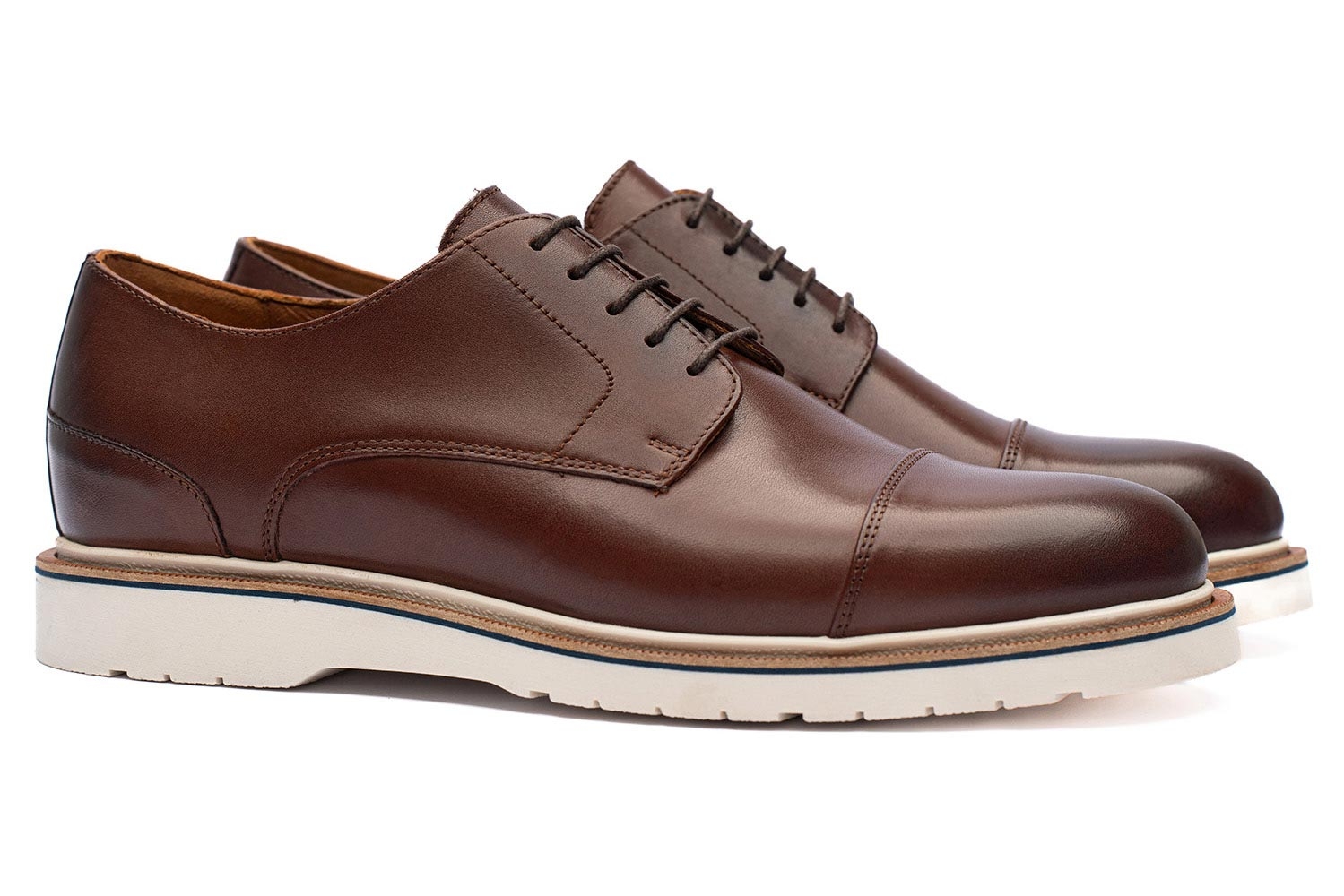 Pantofi maro piele naturala