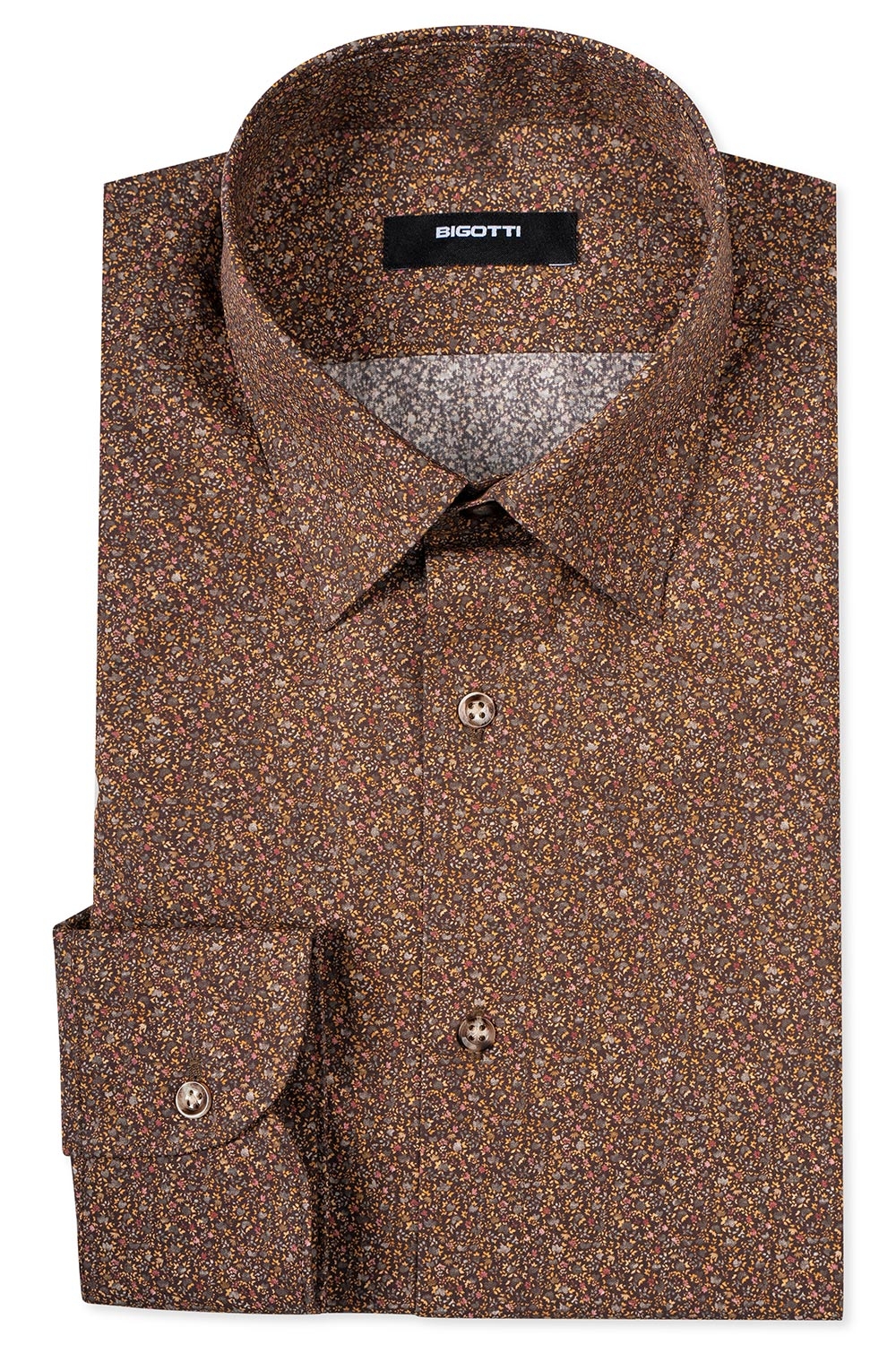 Camasa shaped maro print floral