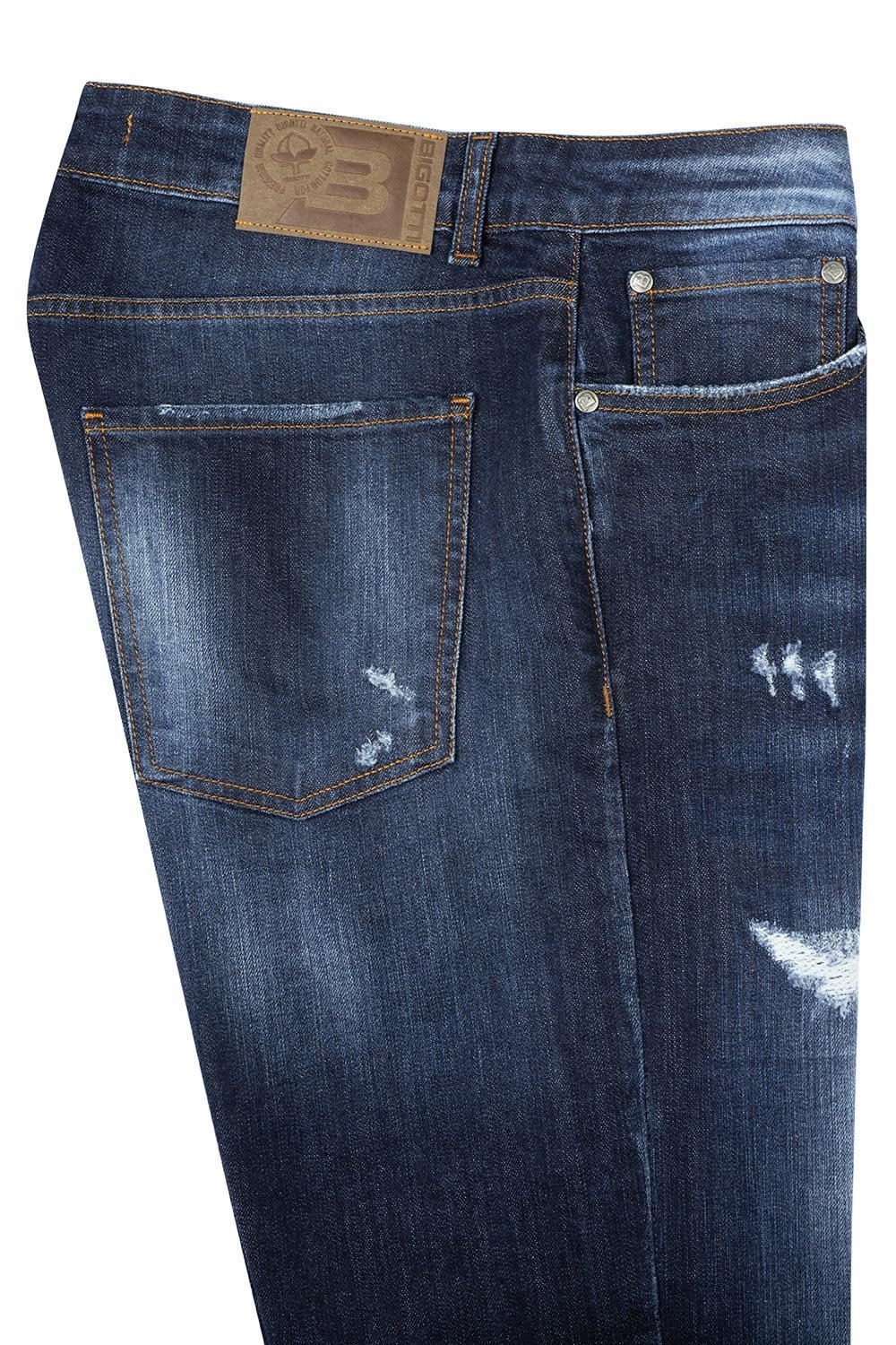 Blugi regular bleumarin