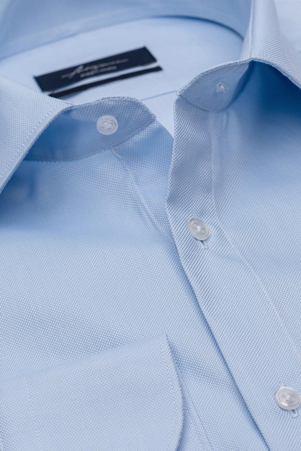 Camasa shaped bleu uni