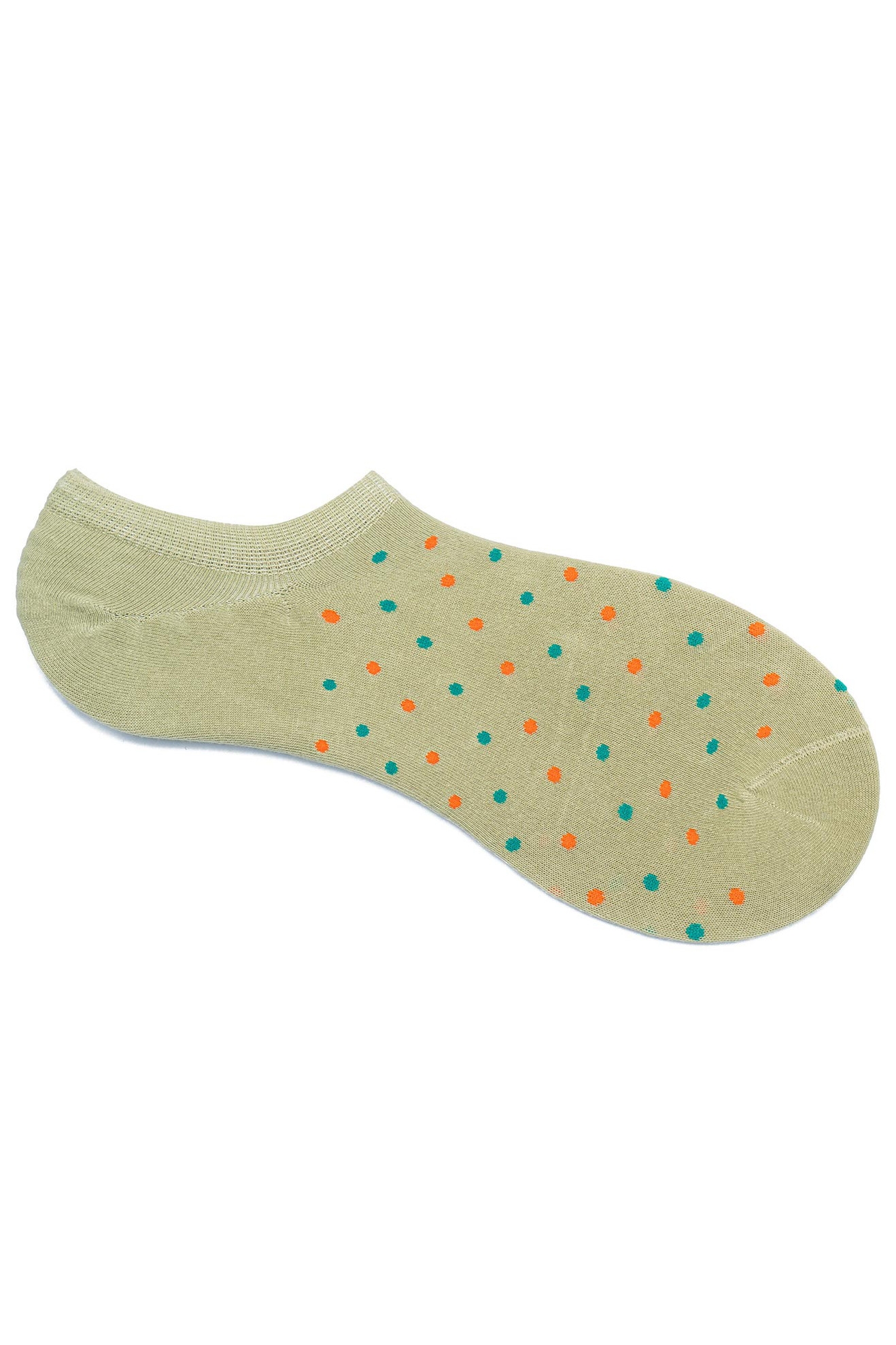 Sosete olive print geometric pentru sneakers