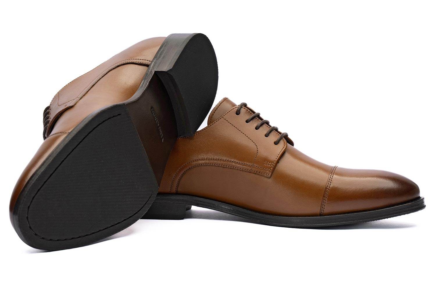 Pantofi maro piele naturala