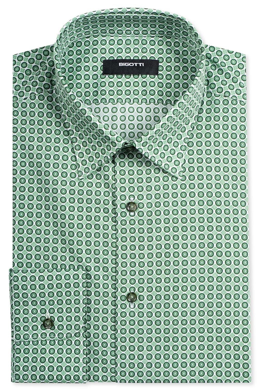 Camasa shaped alba print geometric