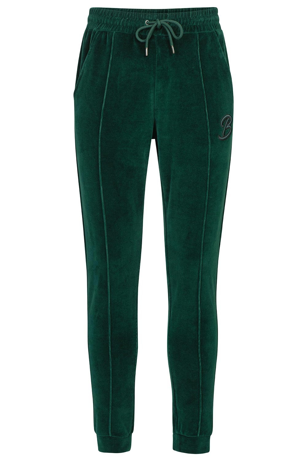 Pantaloni trening slim verzi uni