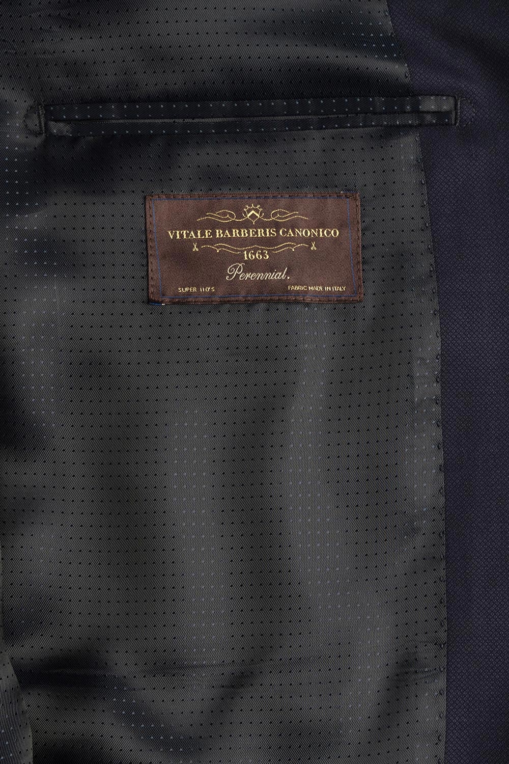 Costum slim conti bleumarin uni