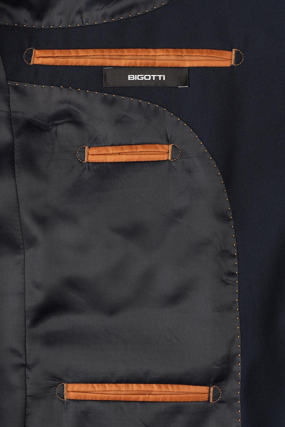 Costum slim bleumarin uni