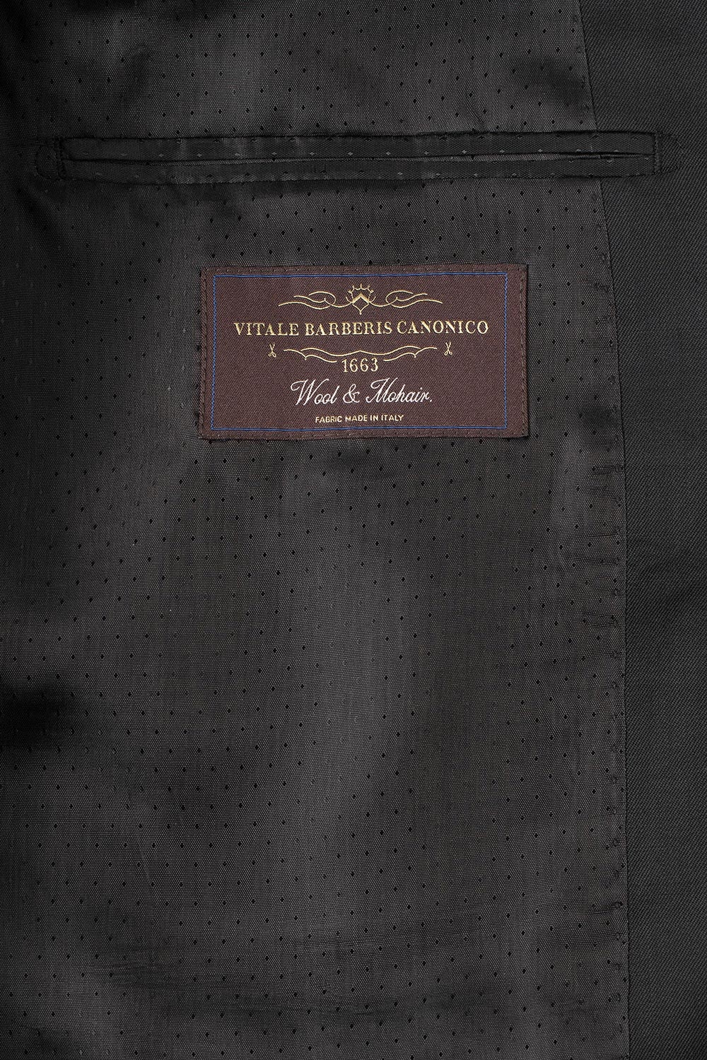 Costum slim conti negru uni