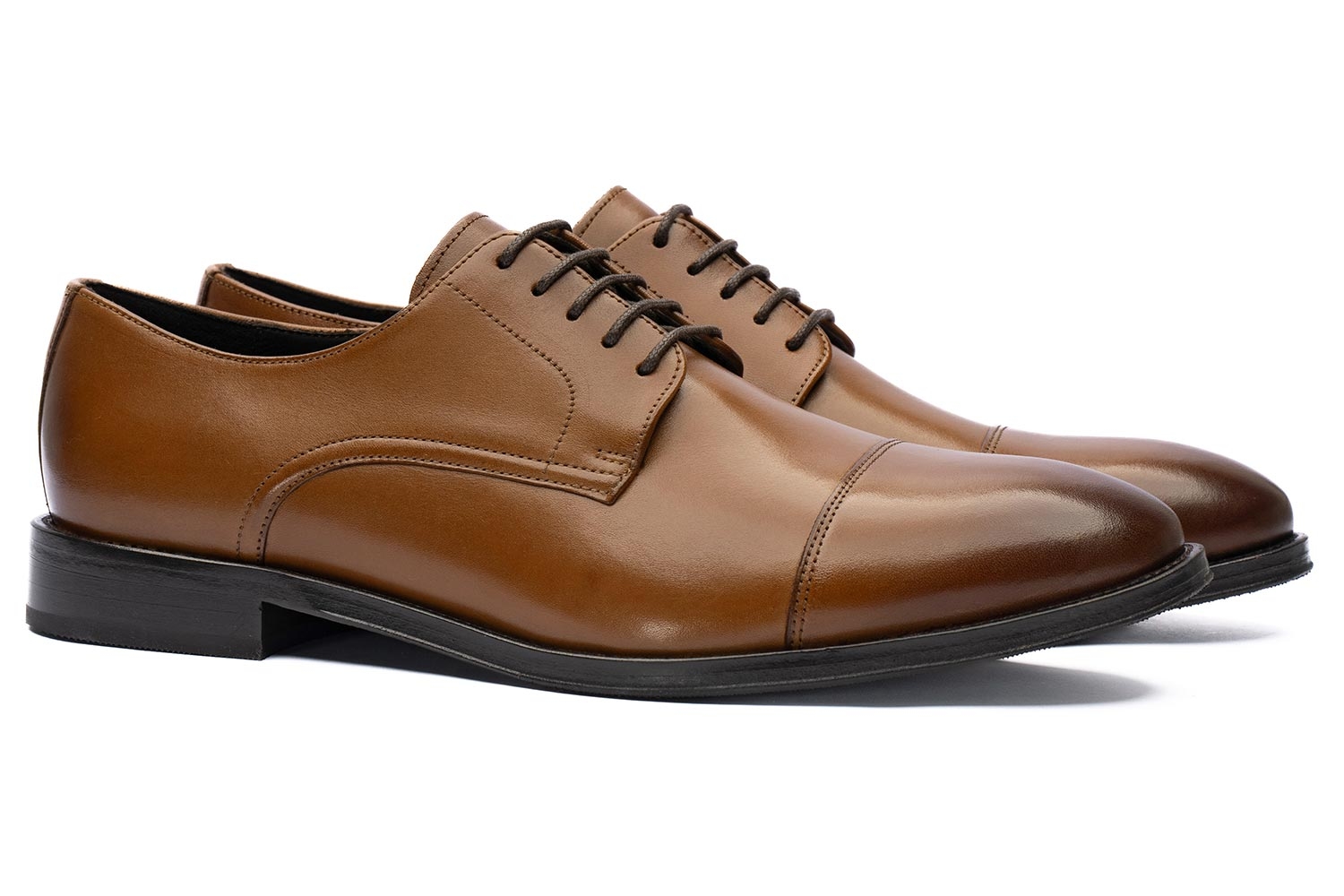 Pantofi maro piele naturala