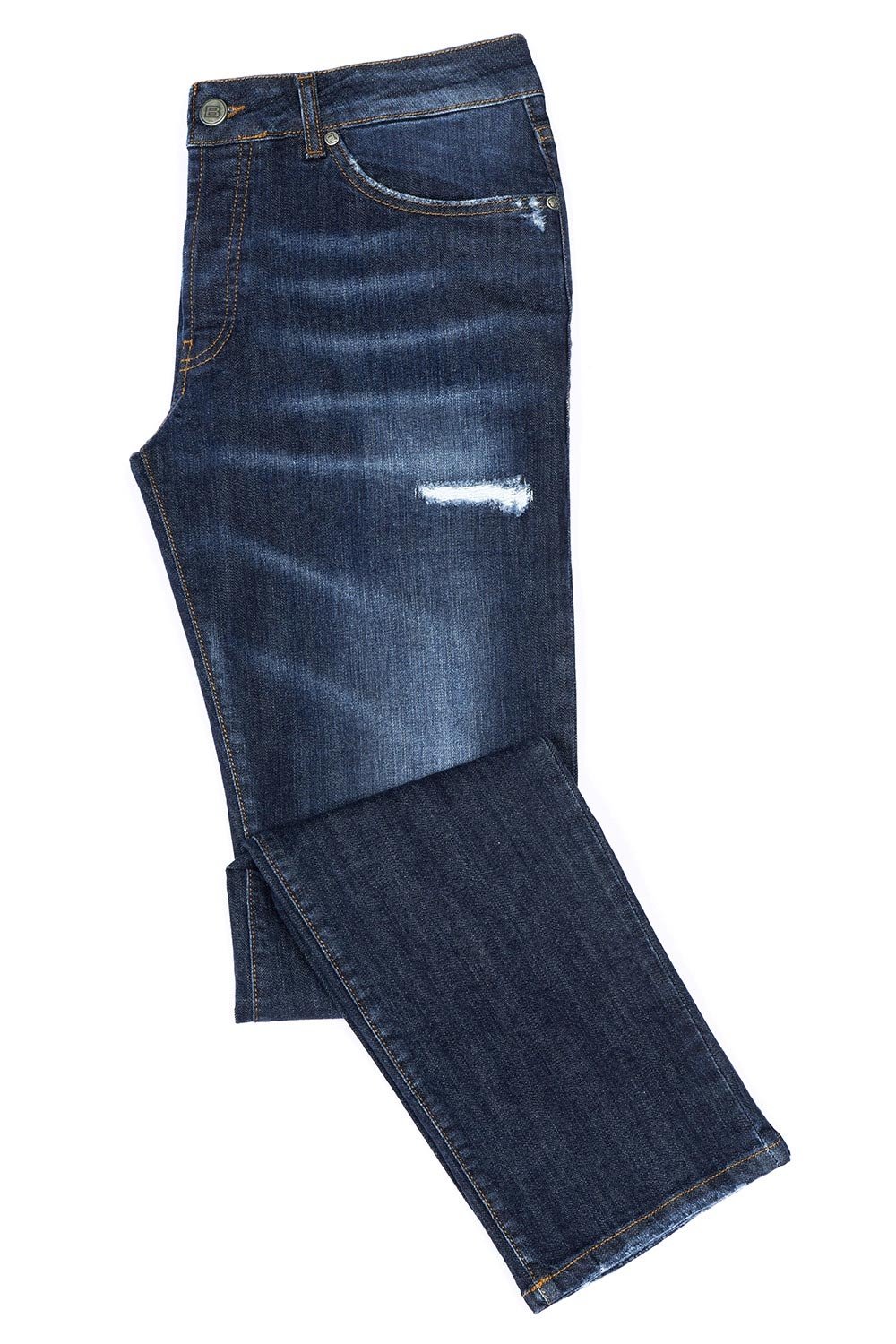 Blugi regular bleumarin