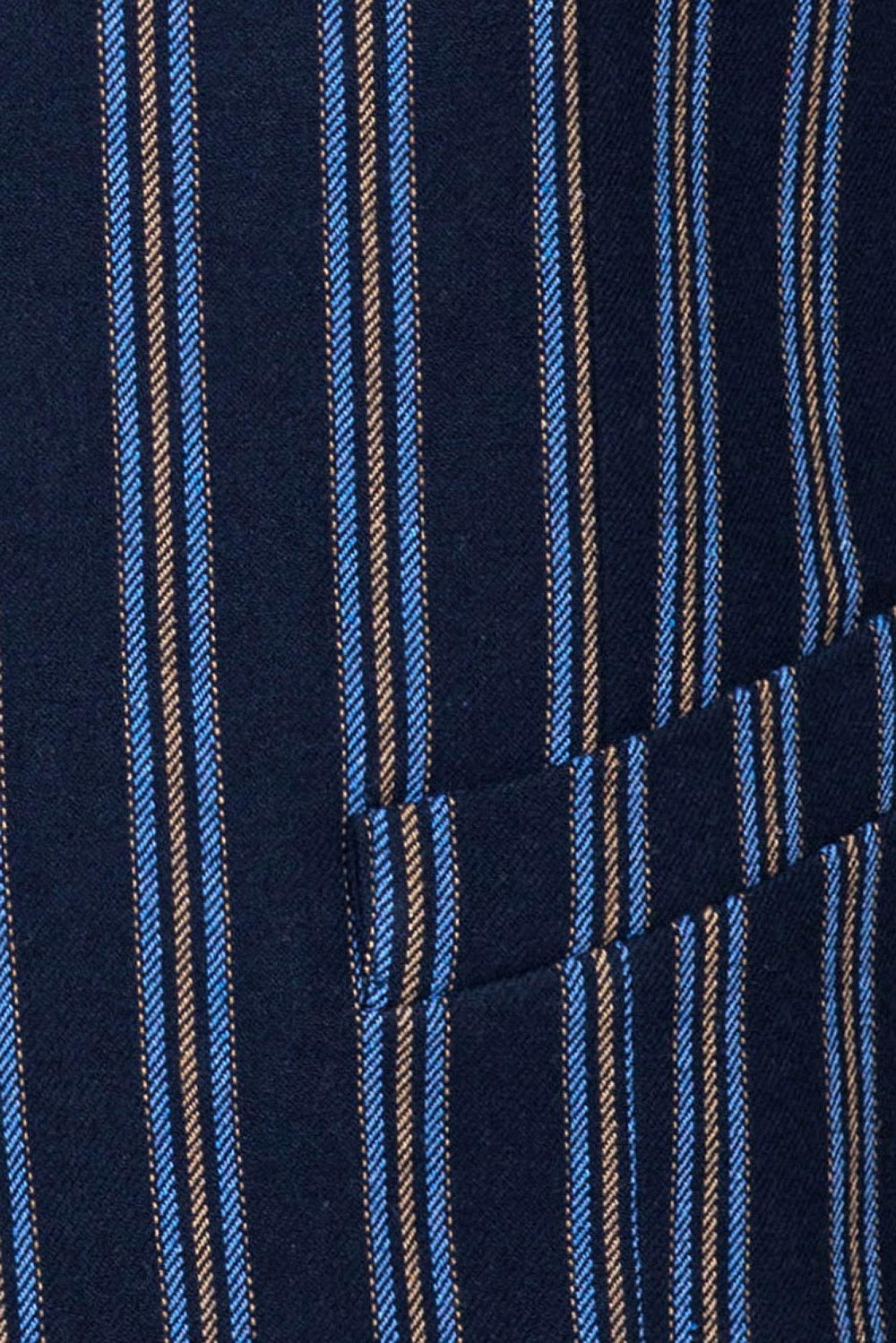 Vesta slim bleumarin cu dungi