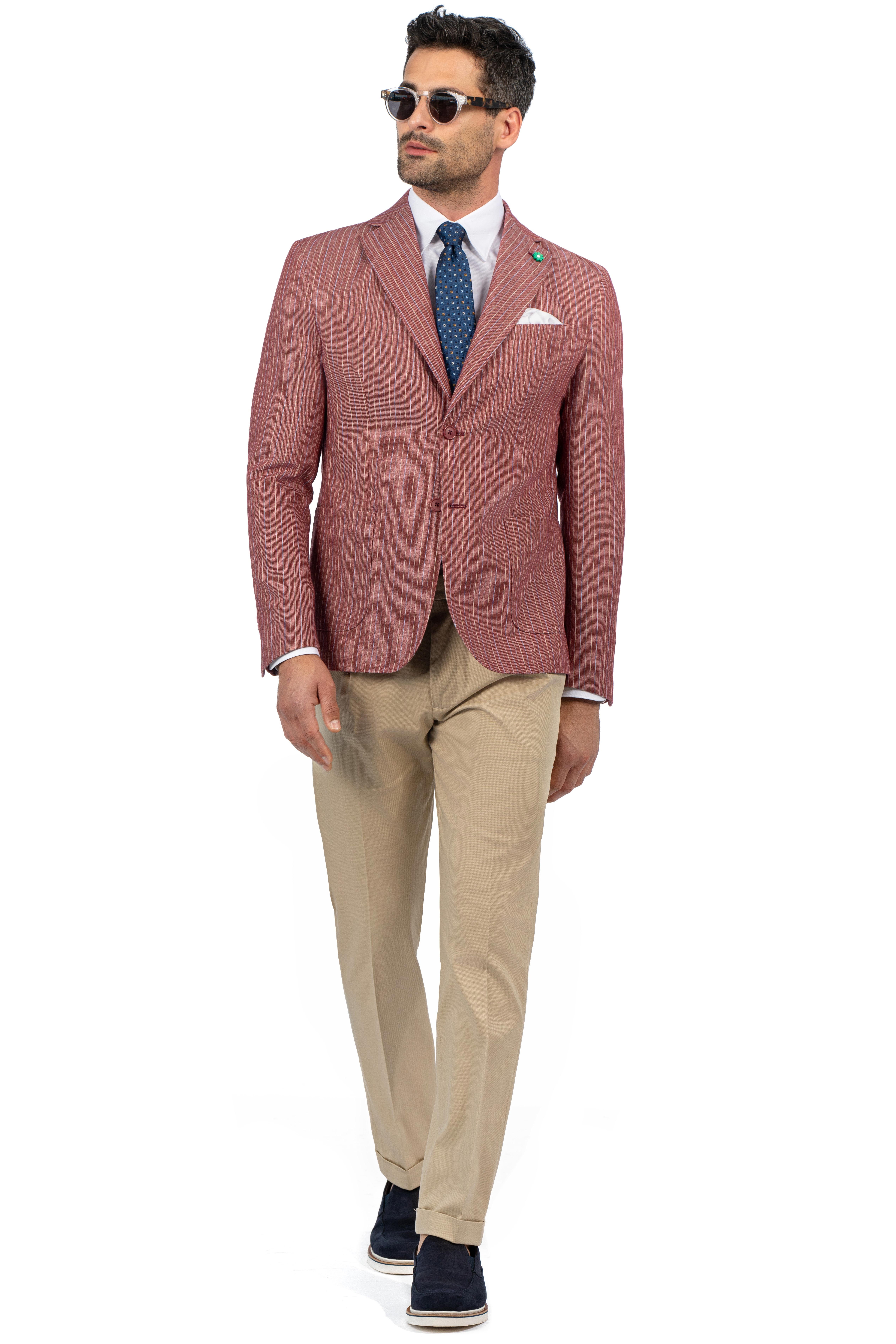 Pantaloni slim bej uni