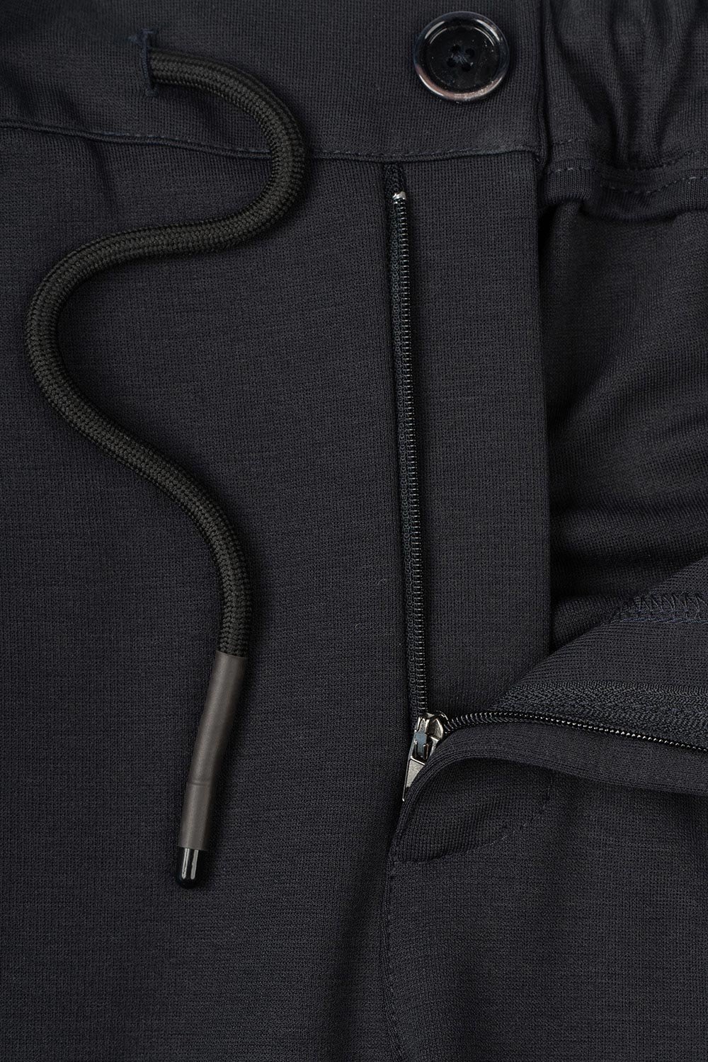 Pantaloni slim bleumarin uni