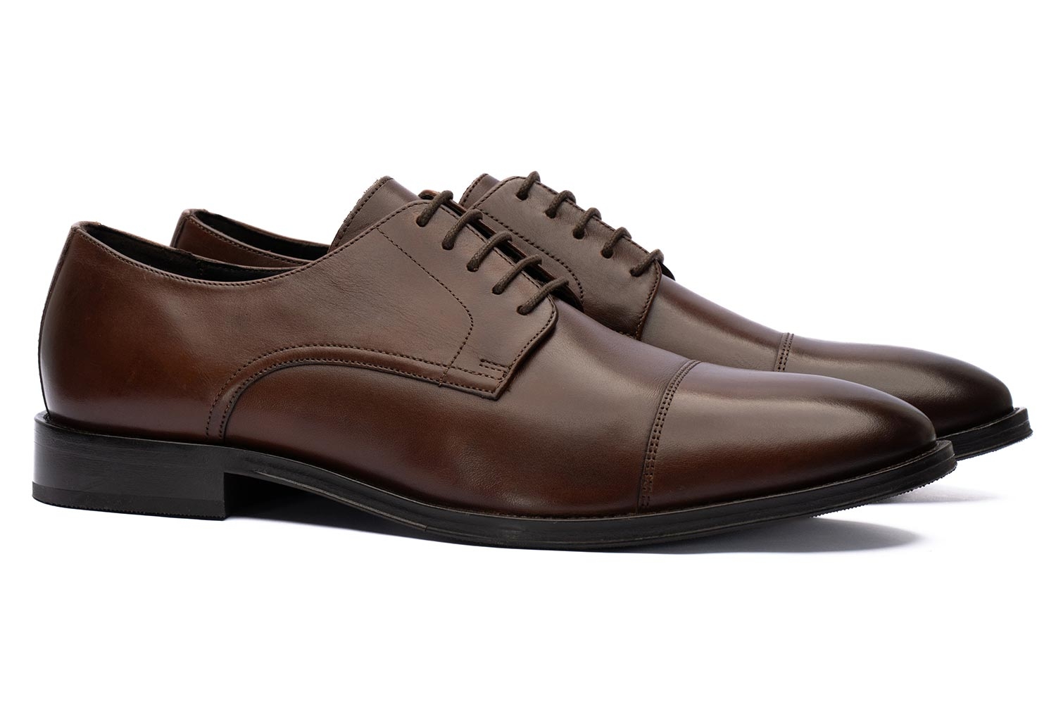 Pantofi maro piele naturala