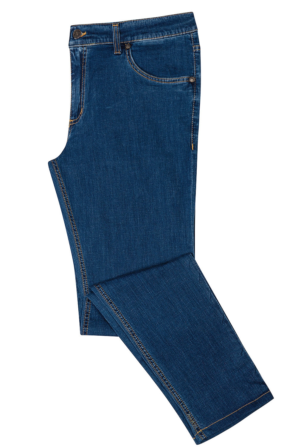 Blugi slim albastri uni