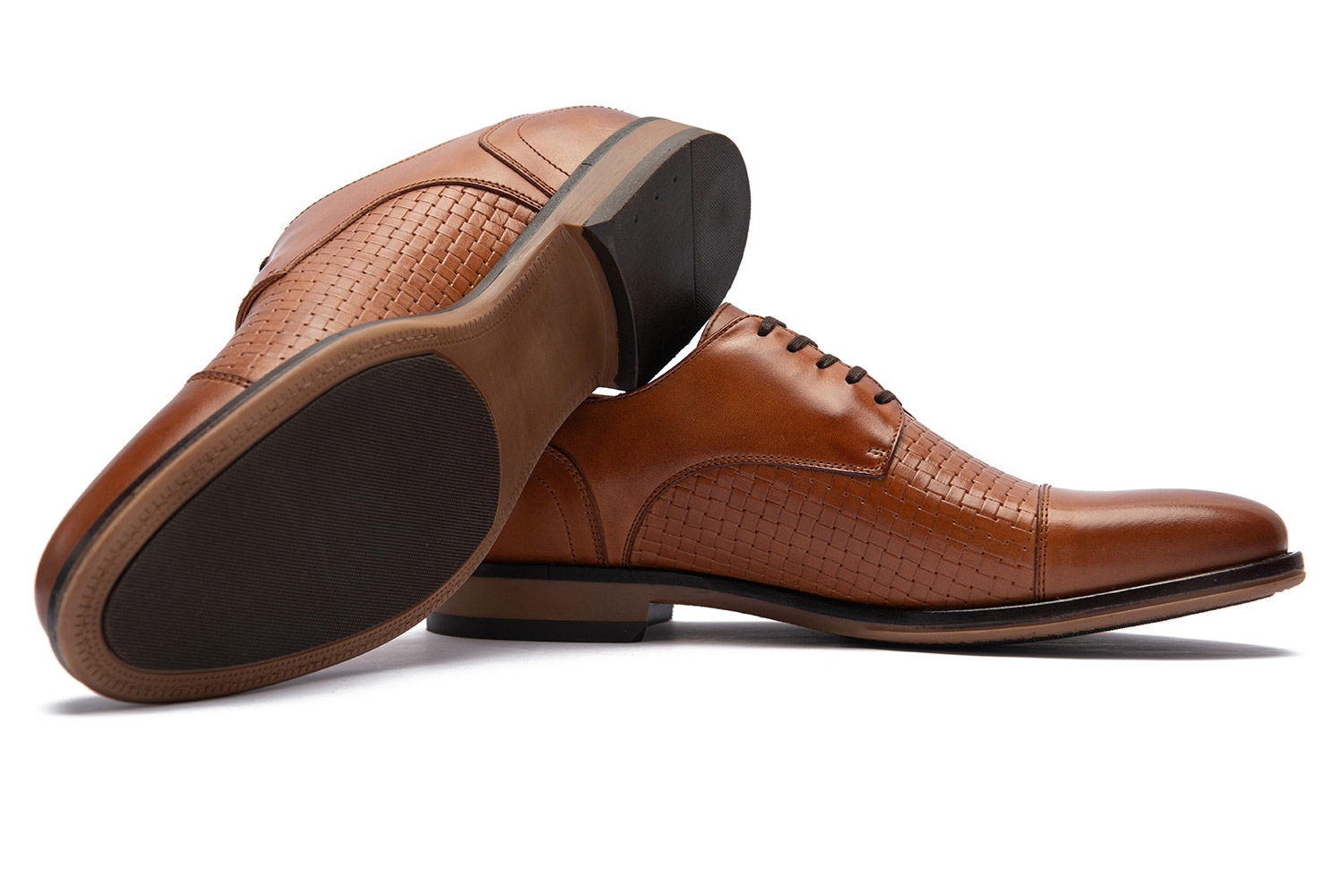 Pantofi maro piele naturala