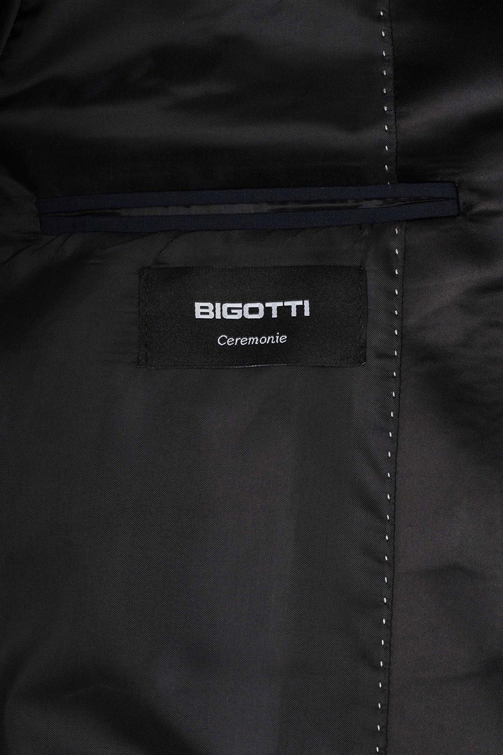 Costum slim bleumarin uni