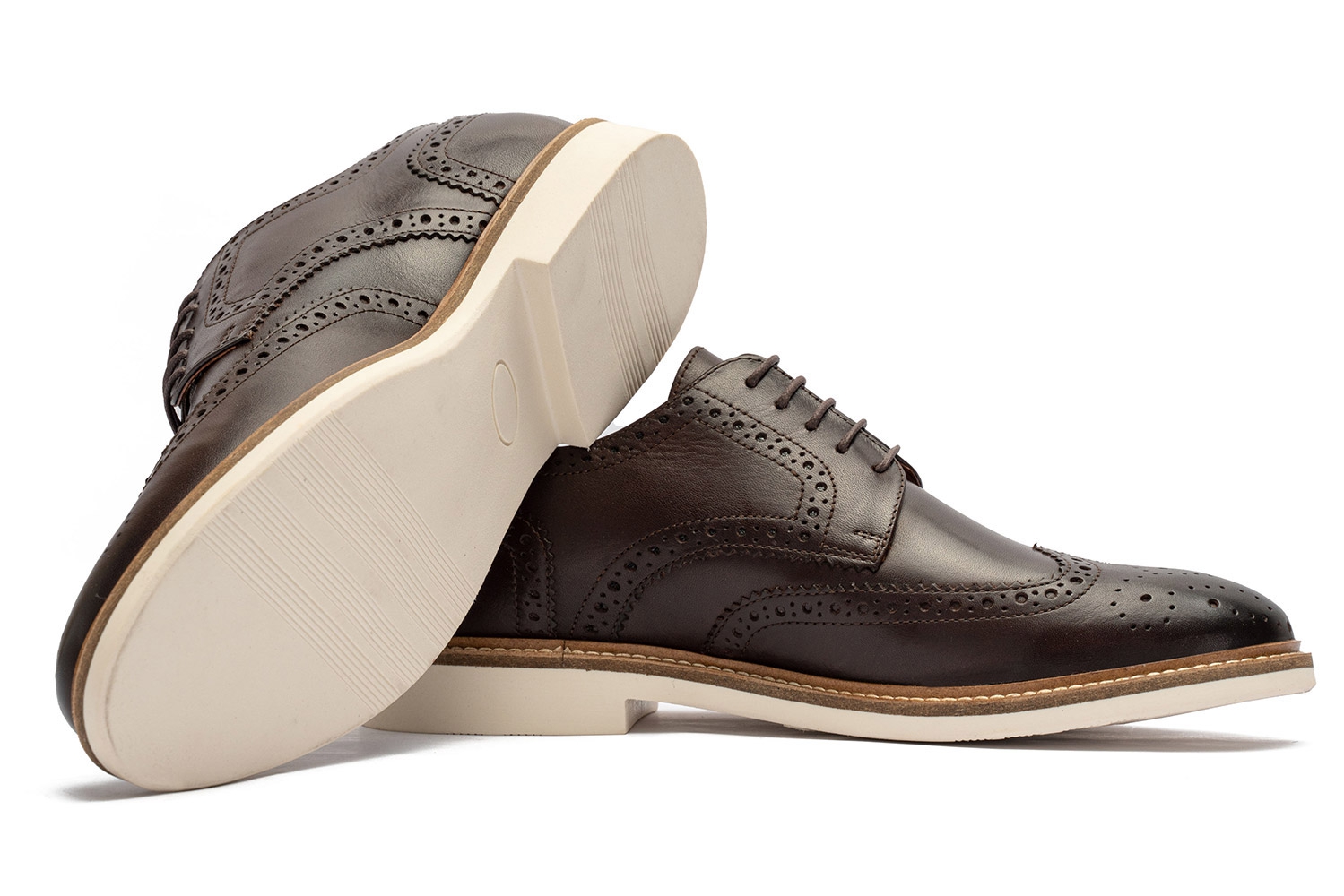 Pantofi maro piele naturala