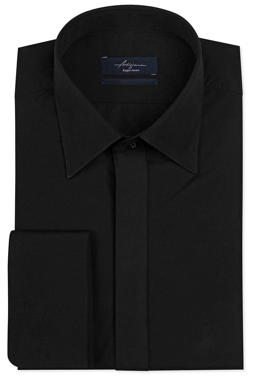 Camasa slim neagra uni