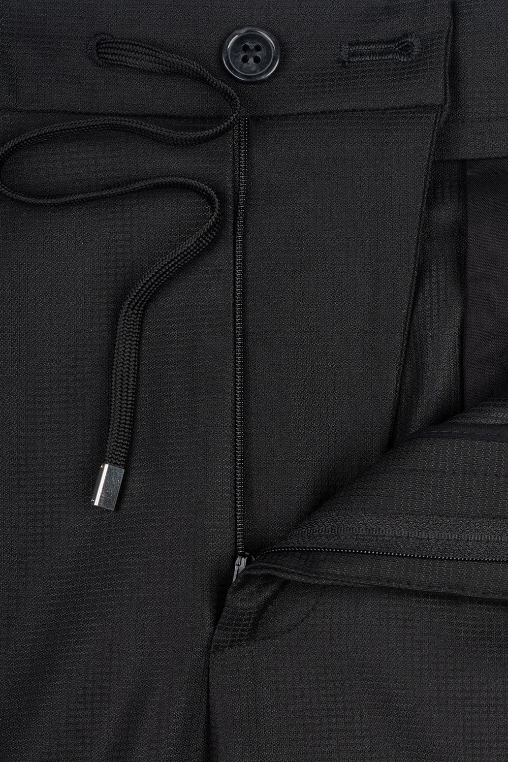 Pantaloni slim negri uni