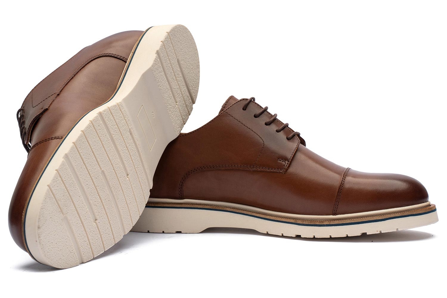 Pantofi maro piele naturala