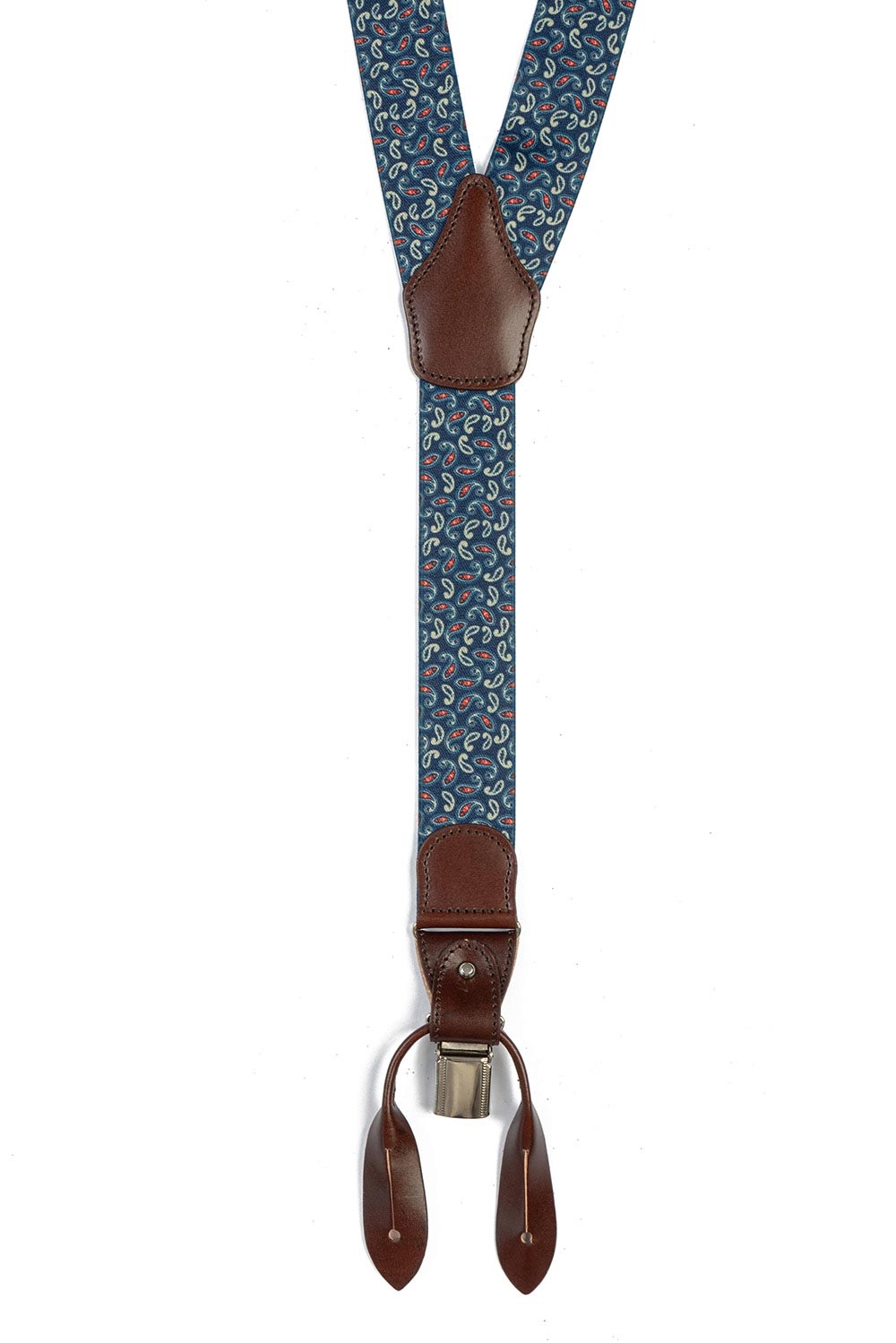 Bretele bleumarin print floral