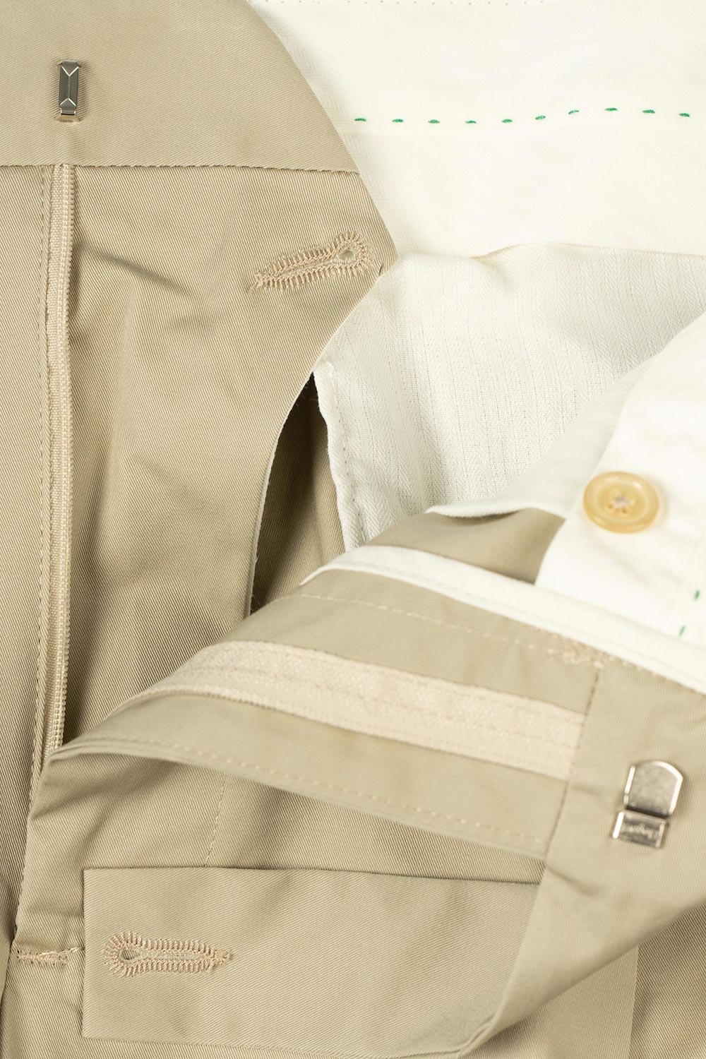 Pantaloni slim bej uni