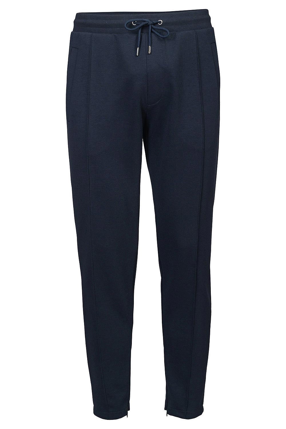 Pantaloni trening slim bleumarin uni