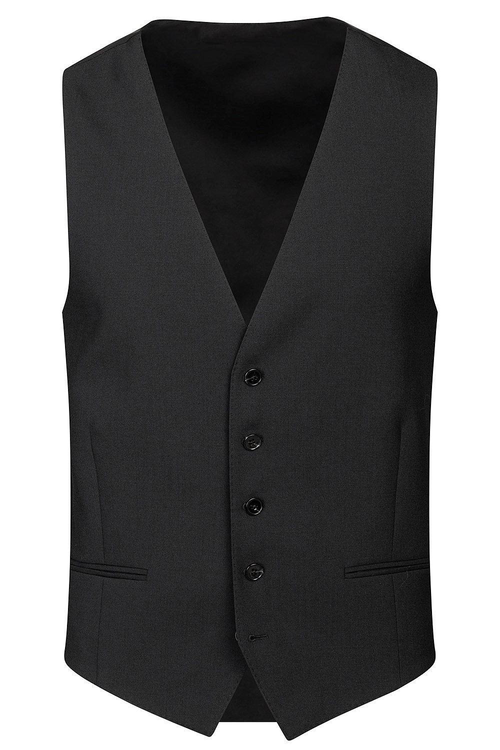 Costum slim negru uni