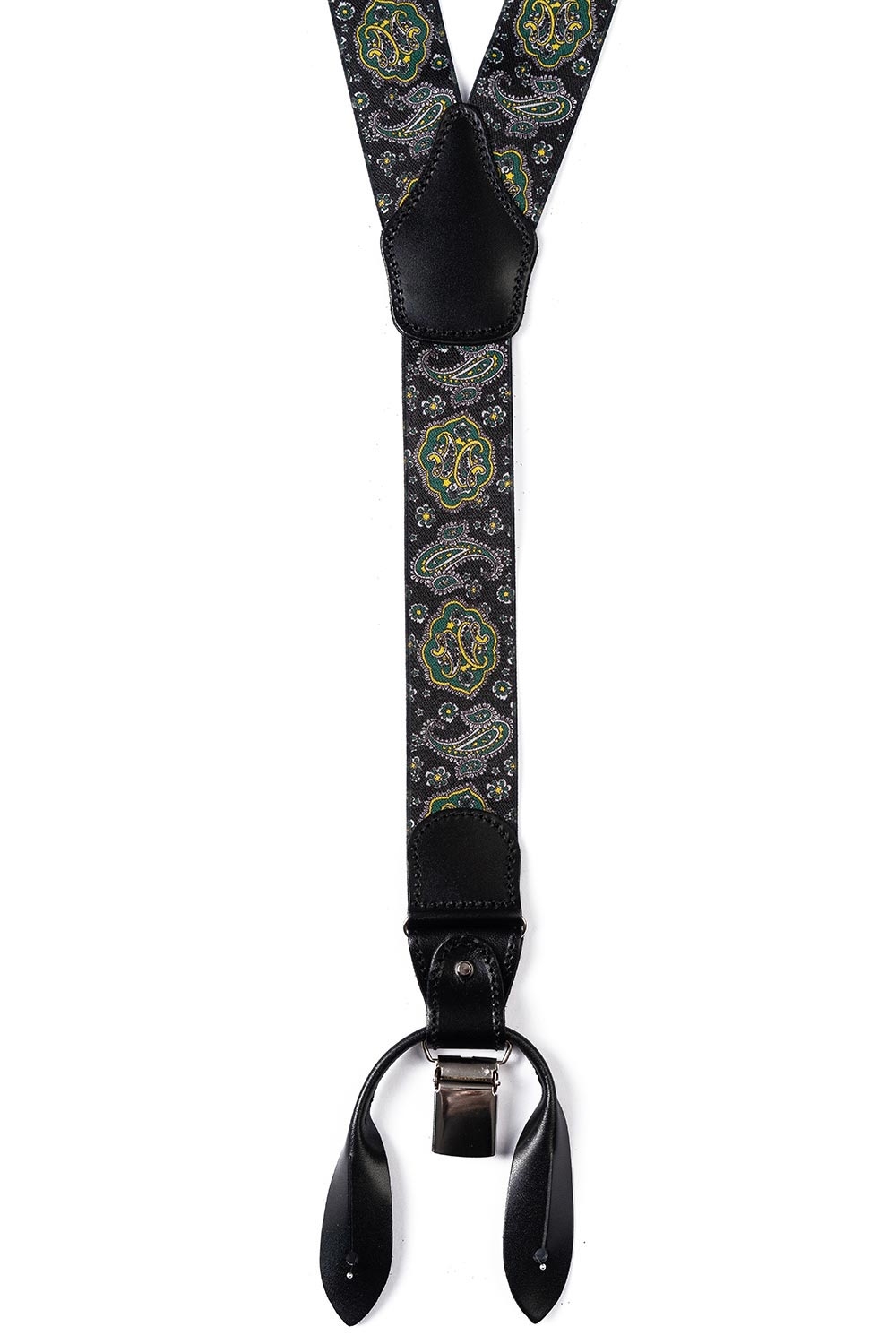 Bretele negre print geometric