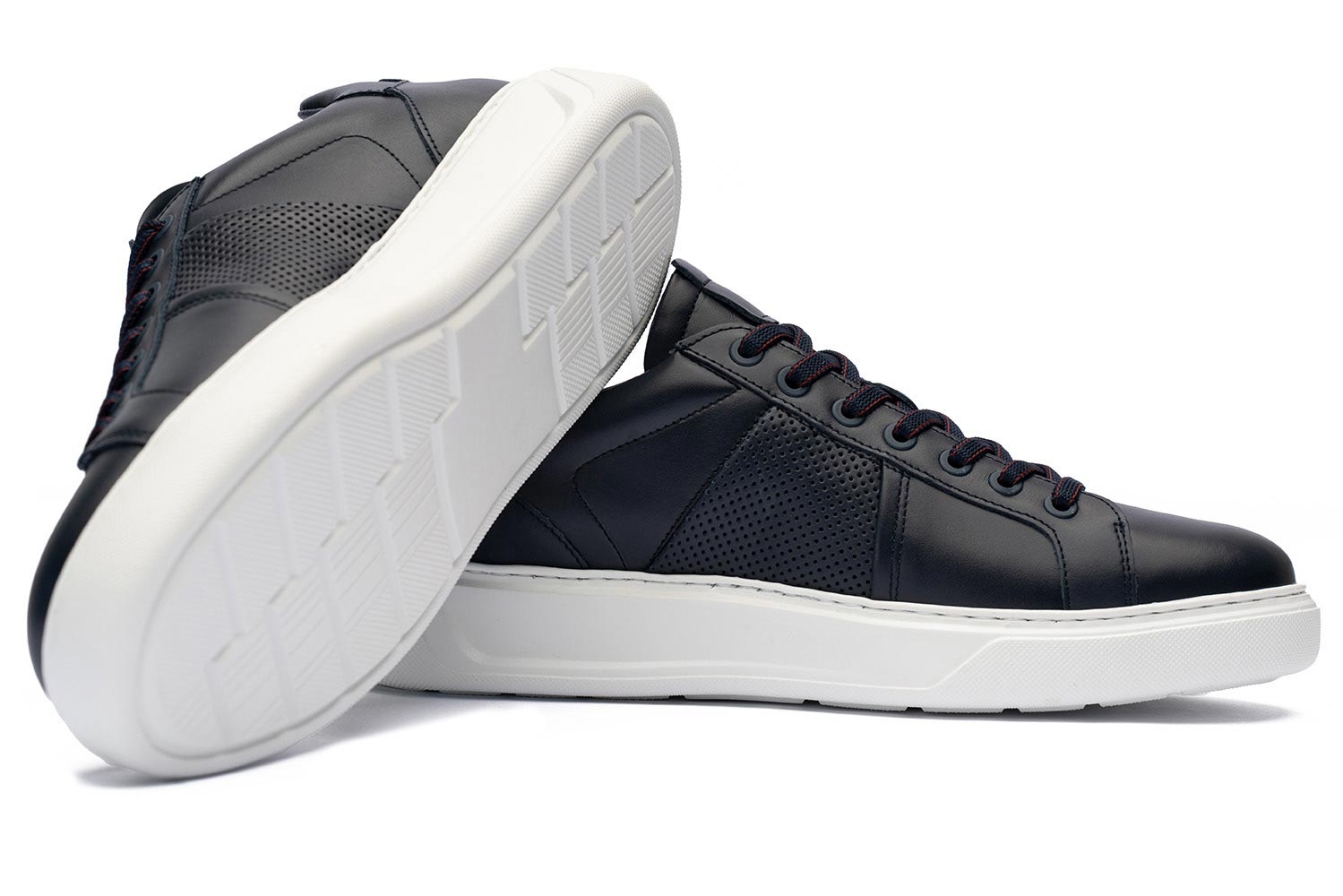 Sneakers bleumarin piele naturala