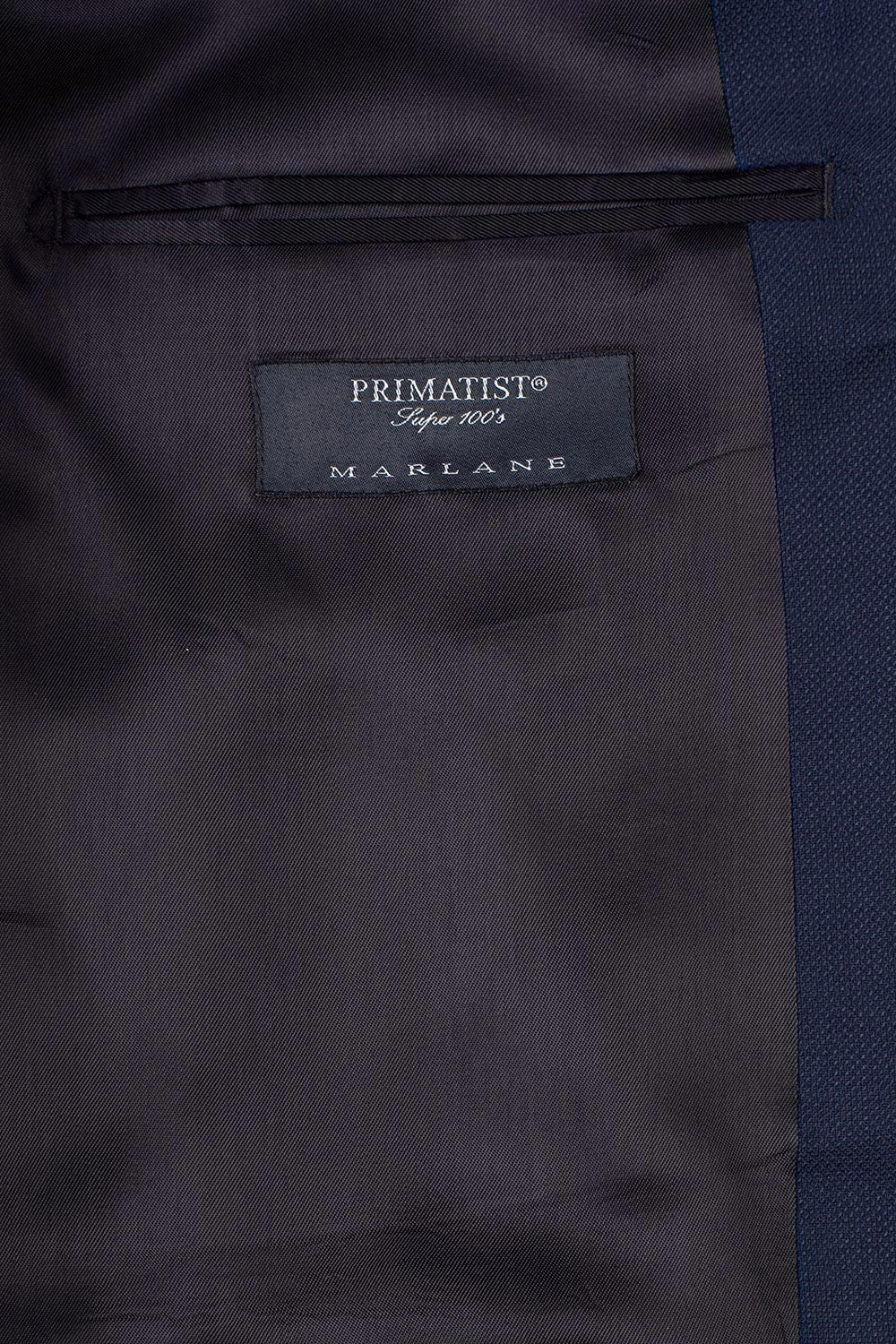 Costum slim conti bleumarin uni