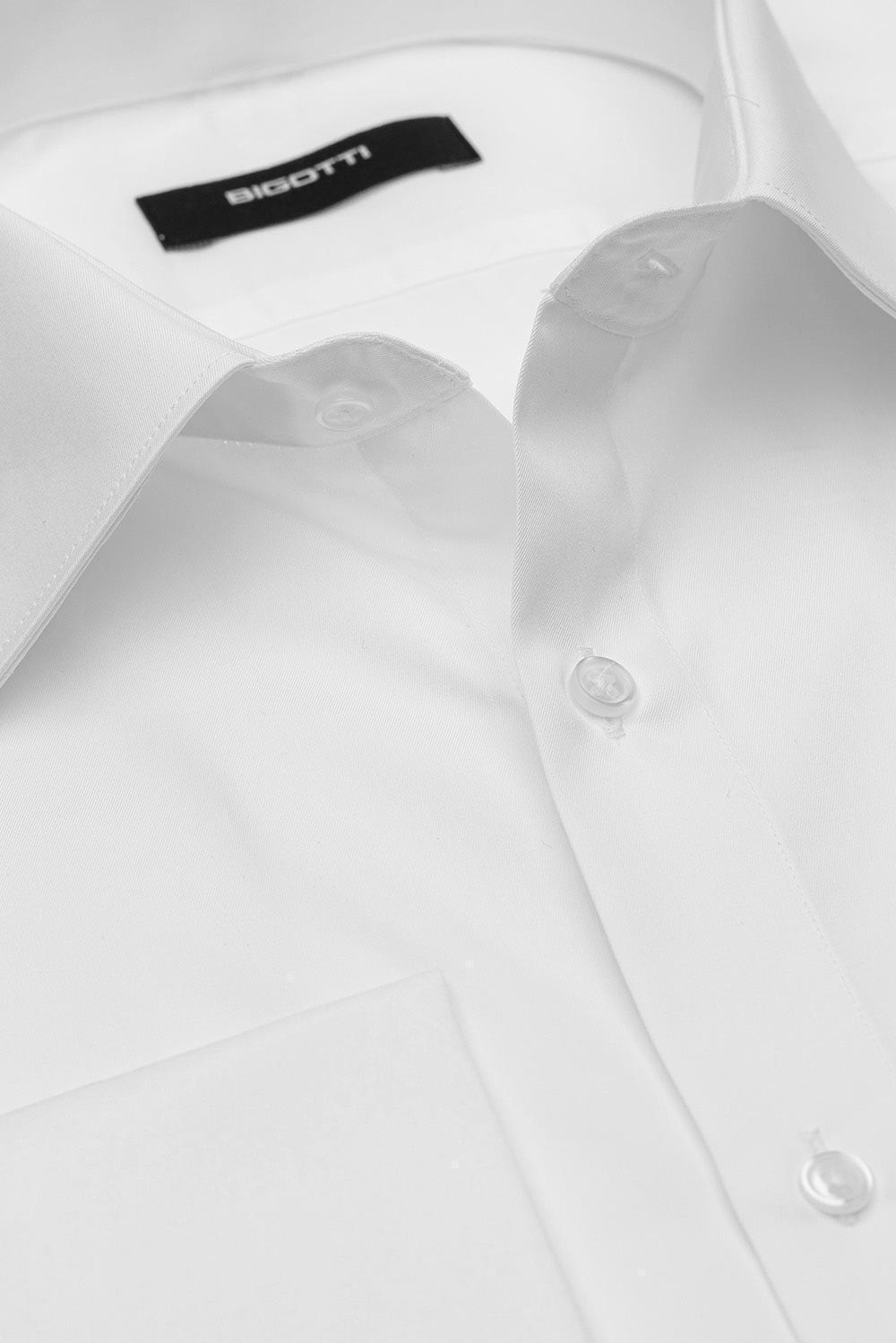 Camasa shaped alba uni